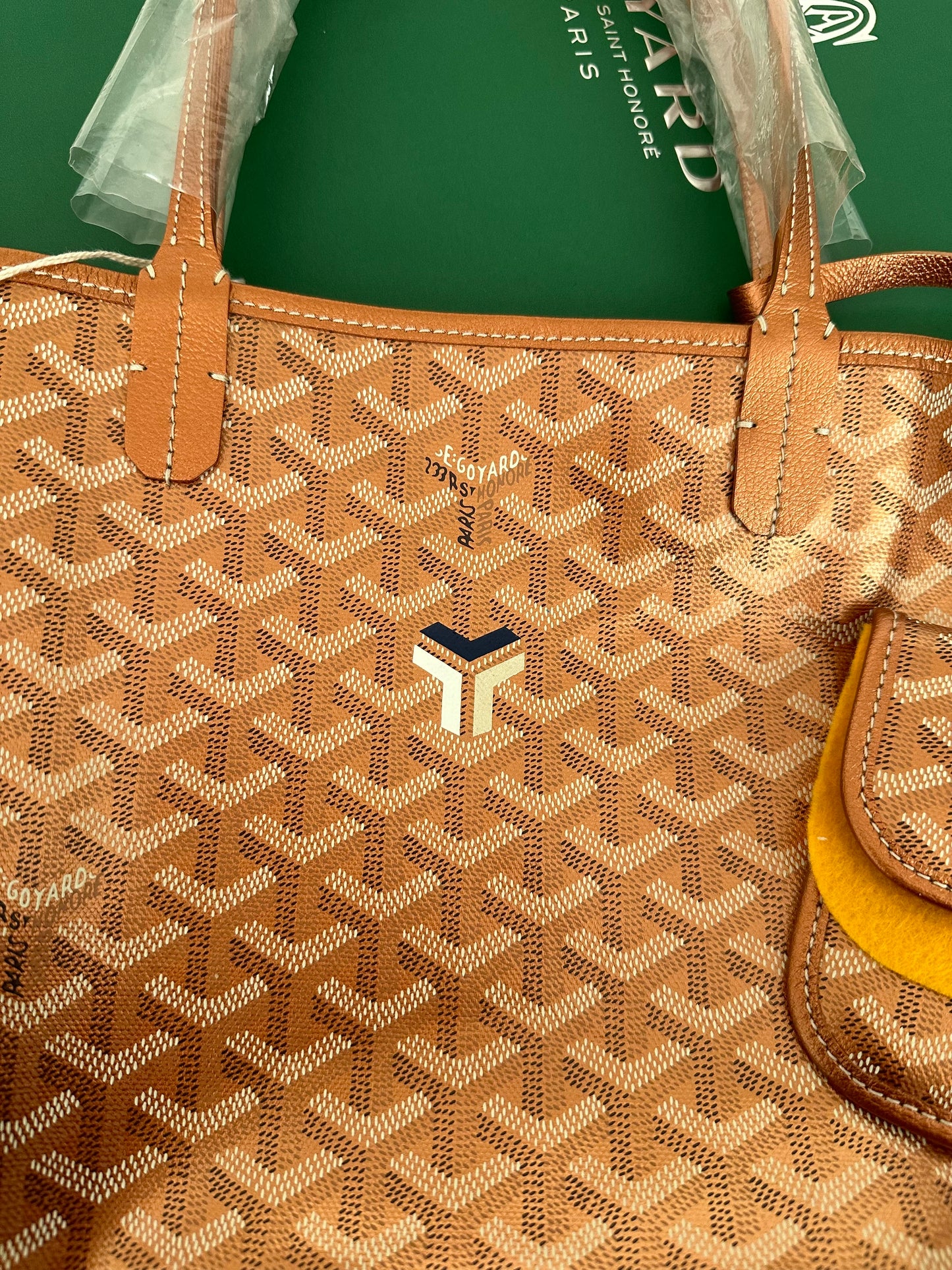 Goyard Precious Metals Saint Louis Tote Coated Canvas PM Rose Pink Gold