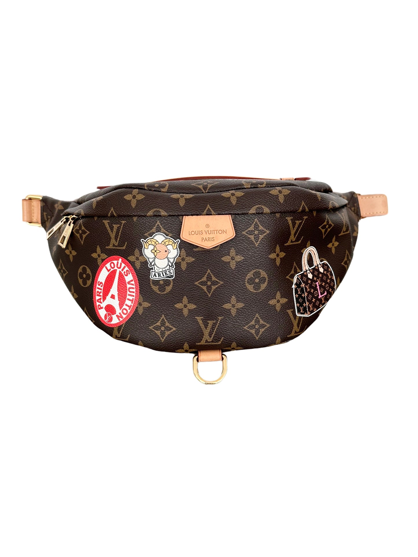 Louis Vuitton Bumbag Monogram Brown My World Tour Fanny Pack Waist Belt Bag