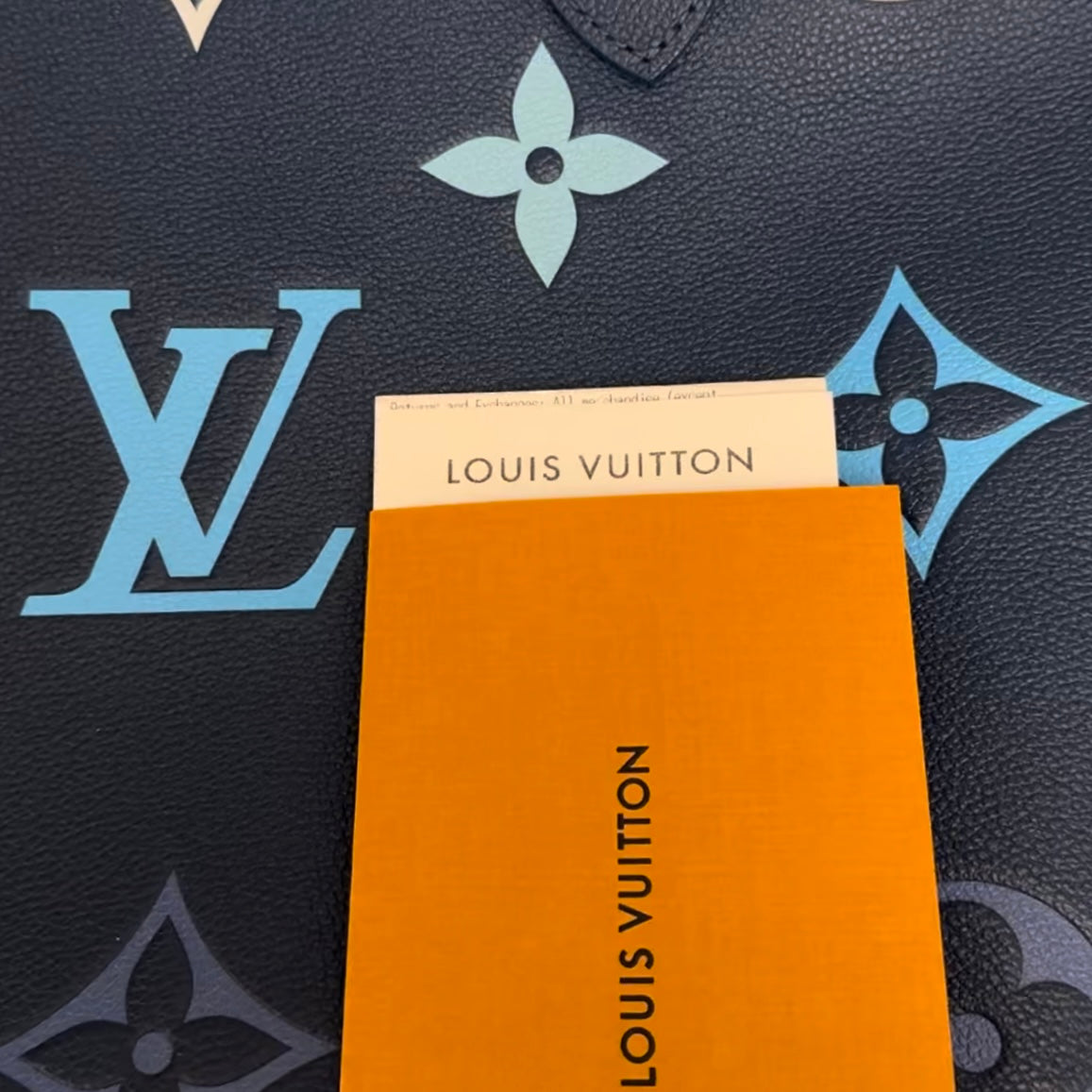 Louis Vuitton By The Pool Neverfull MM Tote Degrade Gradient Blue