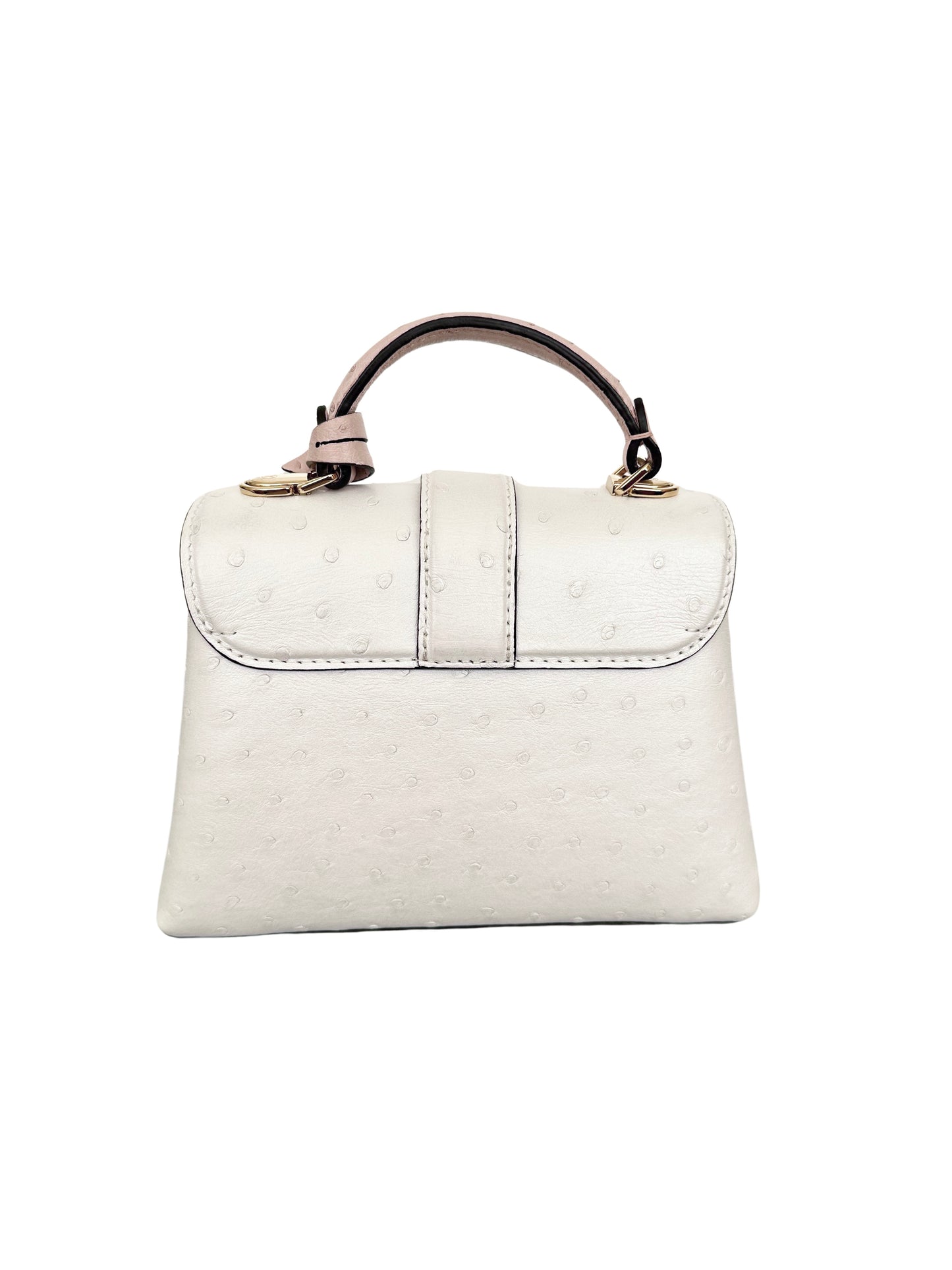Louis Vuitton Rose des Vents Ostrich Mini Exotic Pearly White Sakura Pink