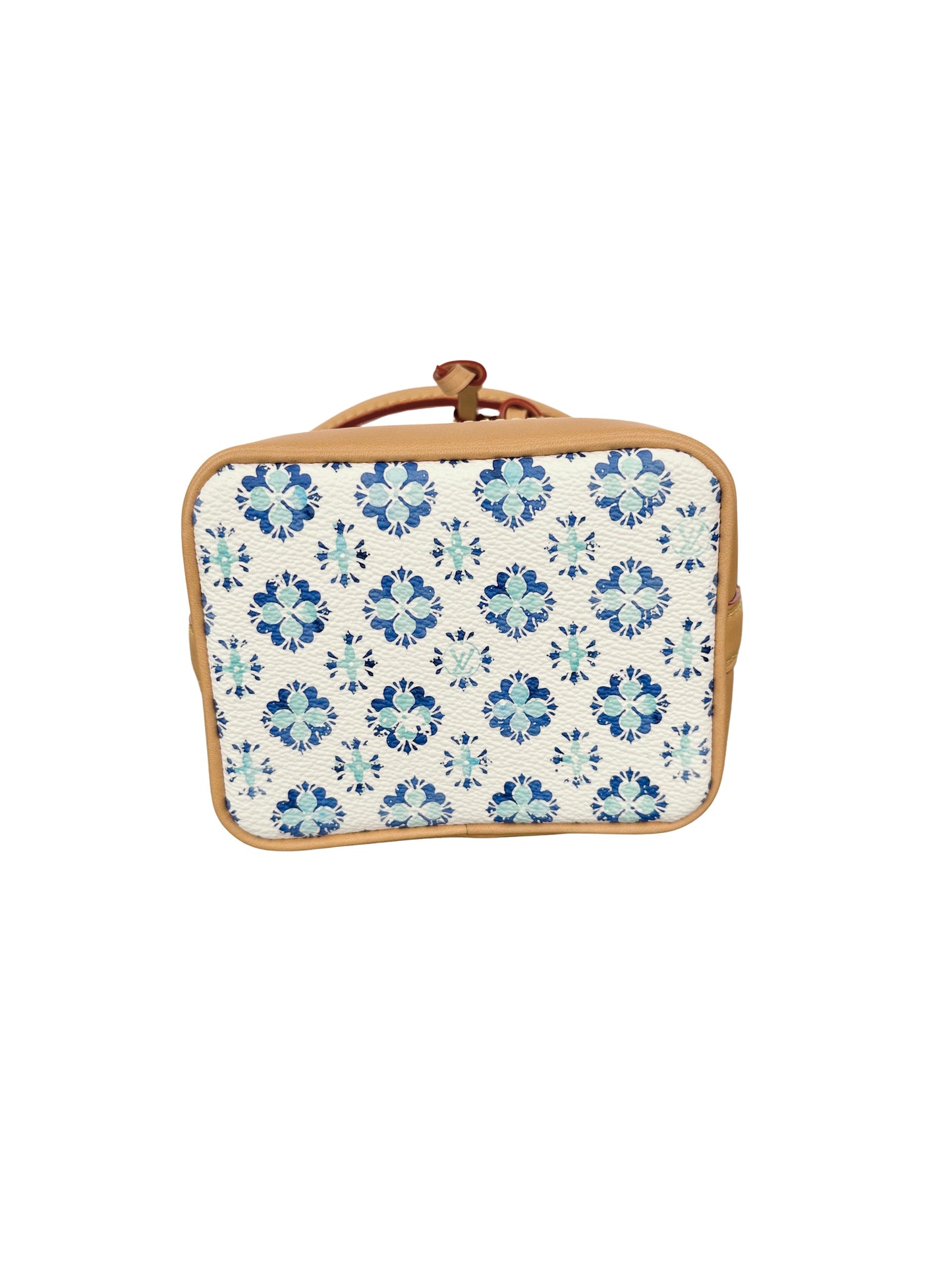 Louis Vuitton Nano Noe By The Pool Watercolor Bucket Bag Lagoon Blue