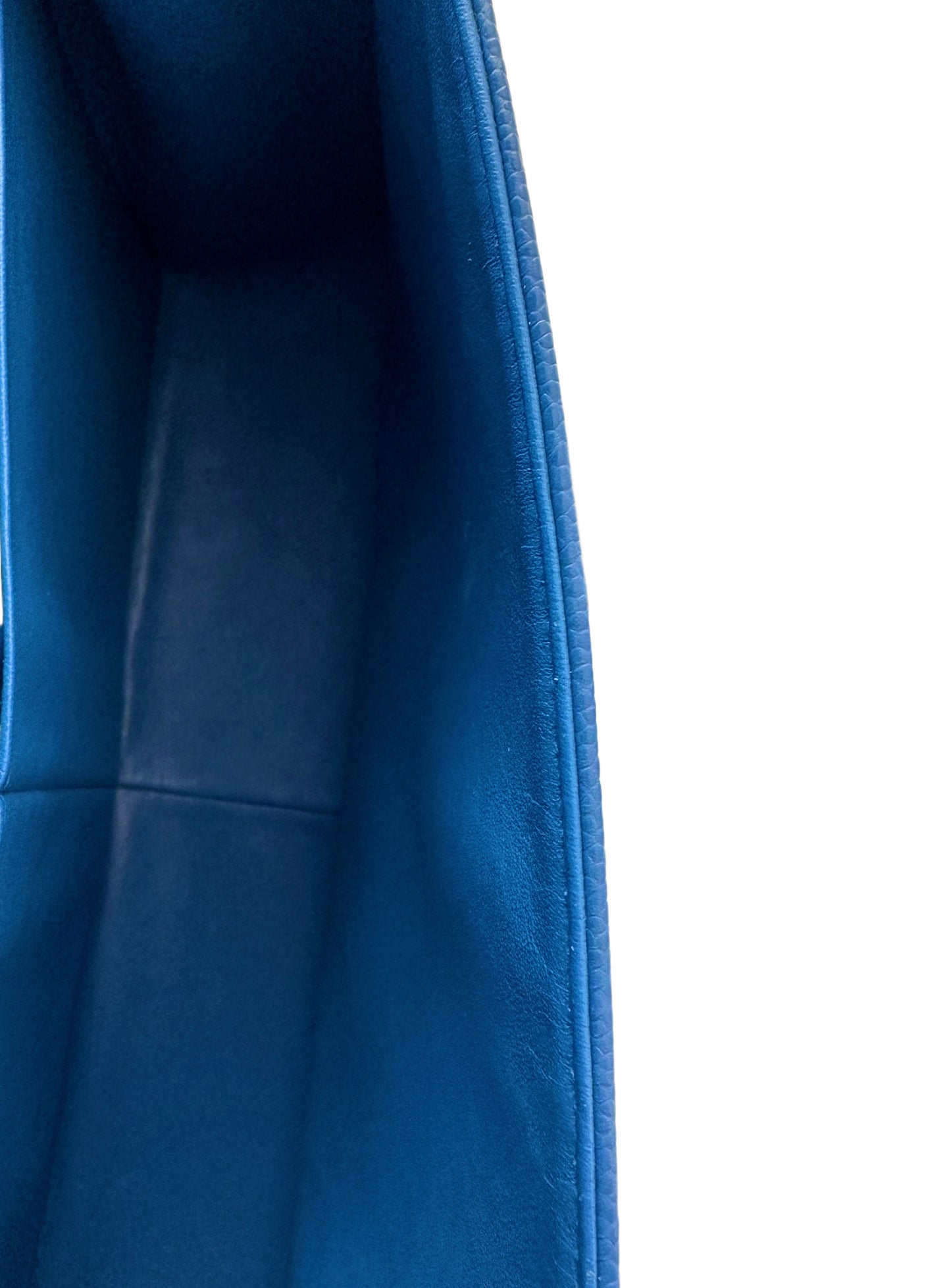 Chanel Classic Double Flap Bag Quilted Caviar Jumbo Sapphire Blue