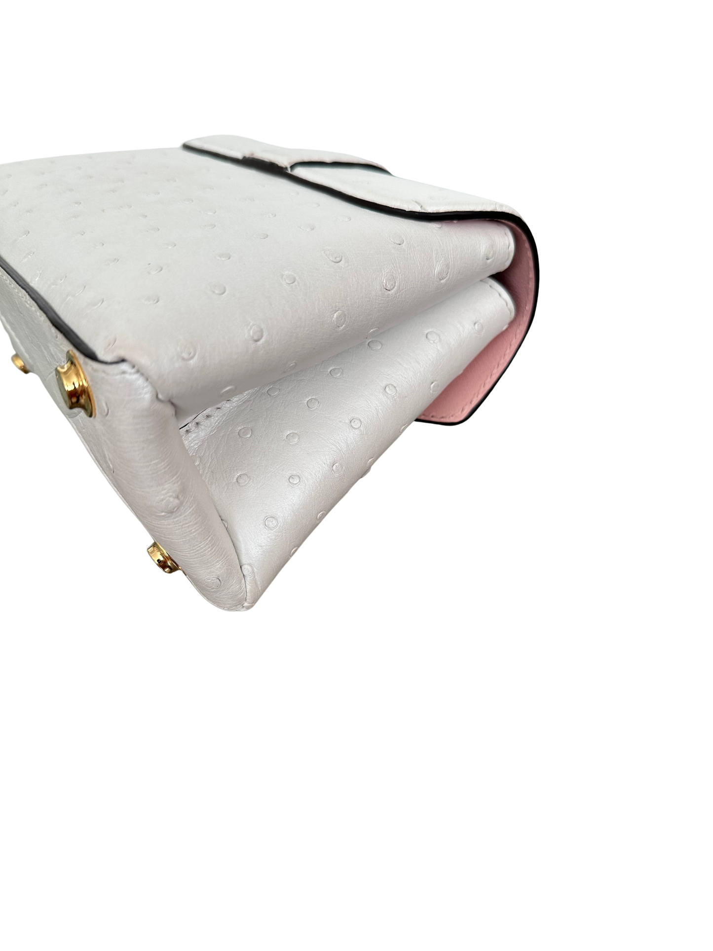 Louis Vuitton Rose des Vents Ostrich Mini Exotic Pearly White Sakura Pink