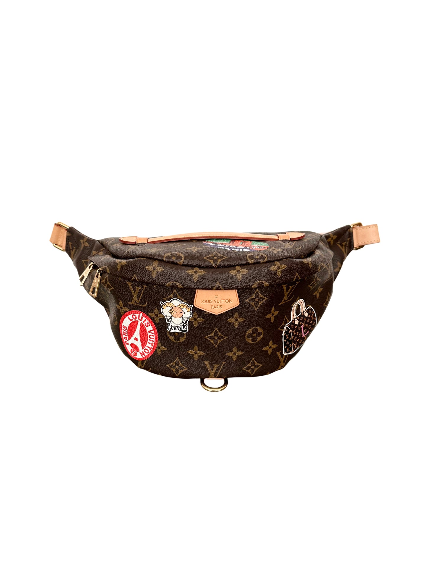 Louis Vuitton Bumbag Monogram Brown My World Tour Fanny Pack Waist Belt Bag