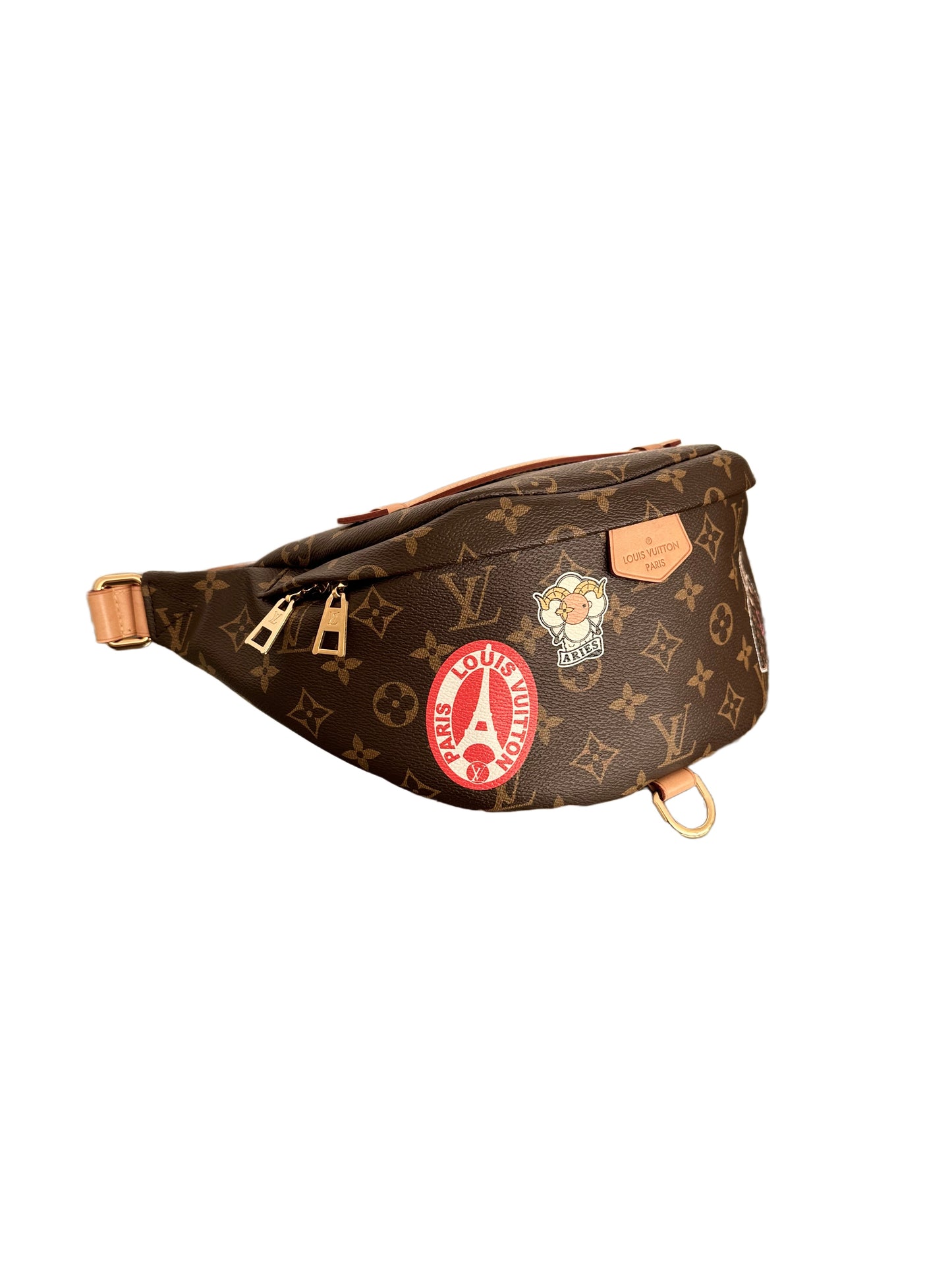 Louis Vuitton Bumbag Monogram Brown My World Tour Fanny Pack Waist Belt Bag