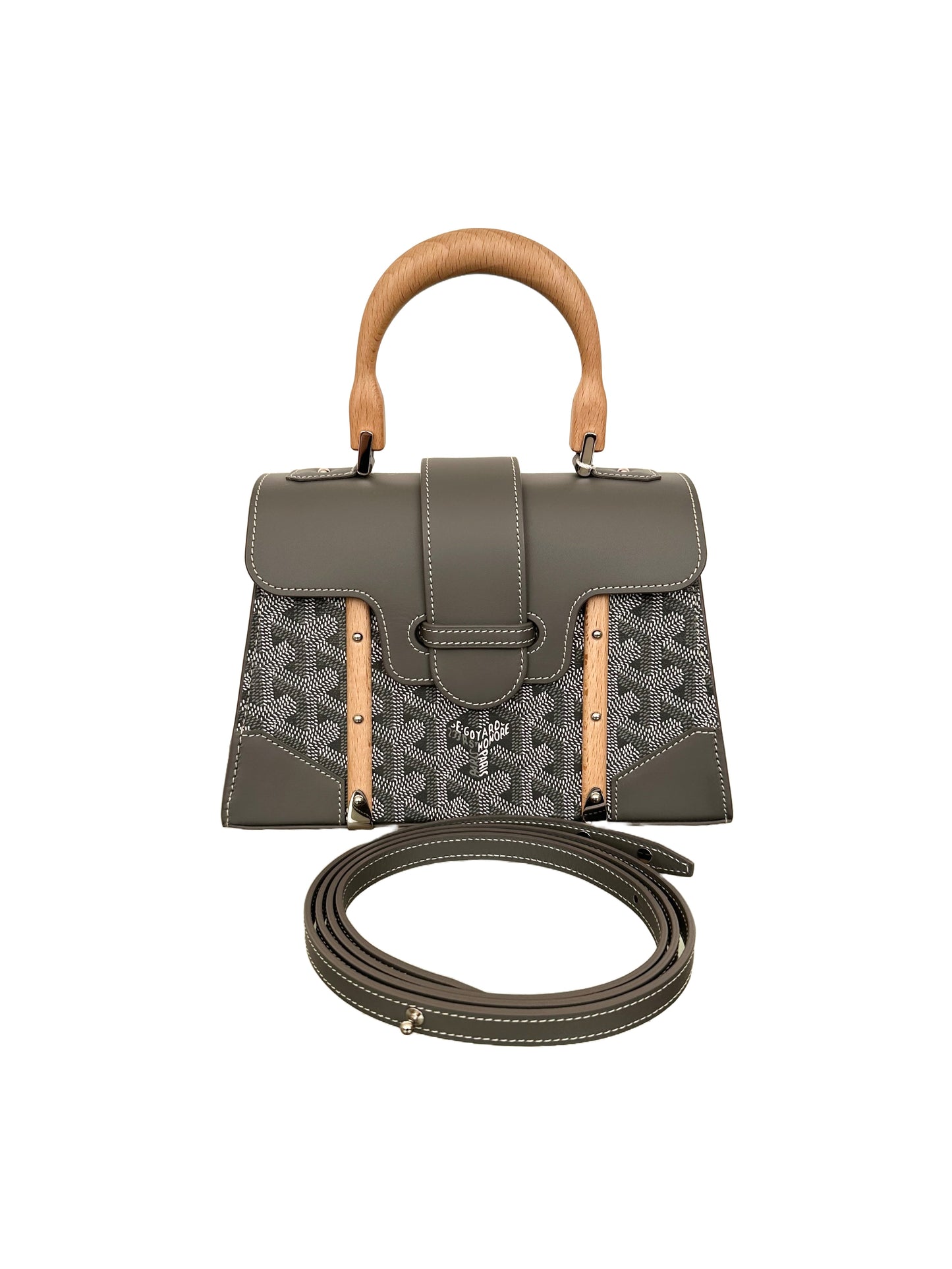 Goyard Saigon Mini Structured Grey