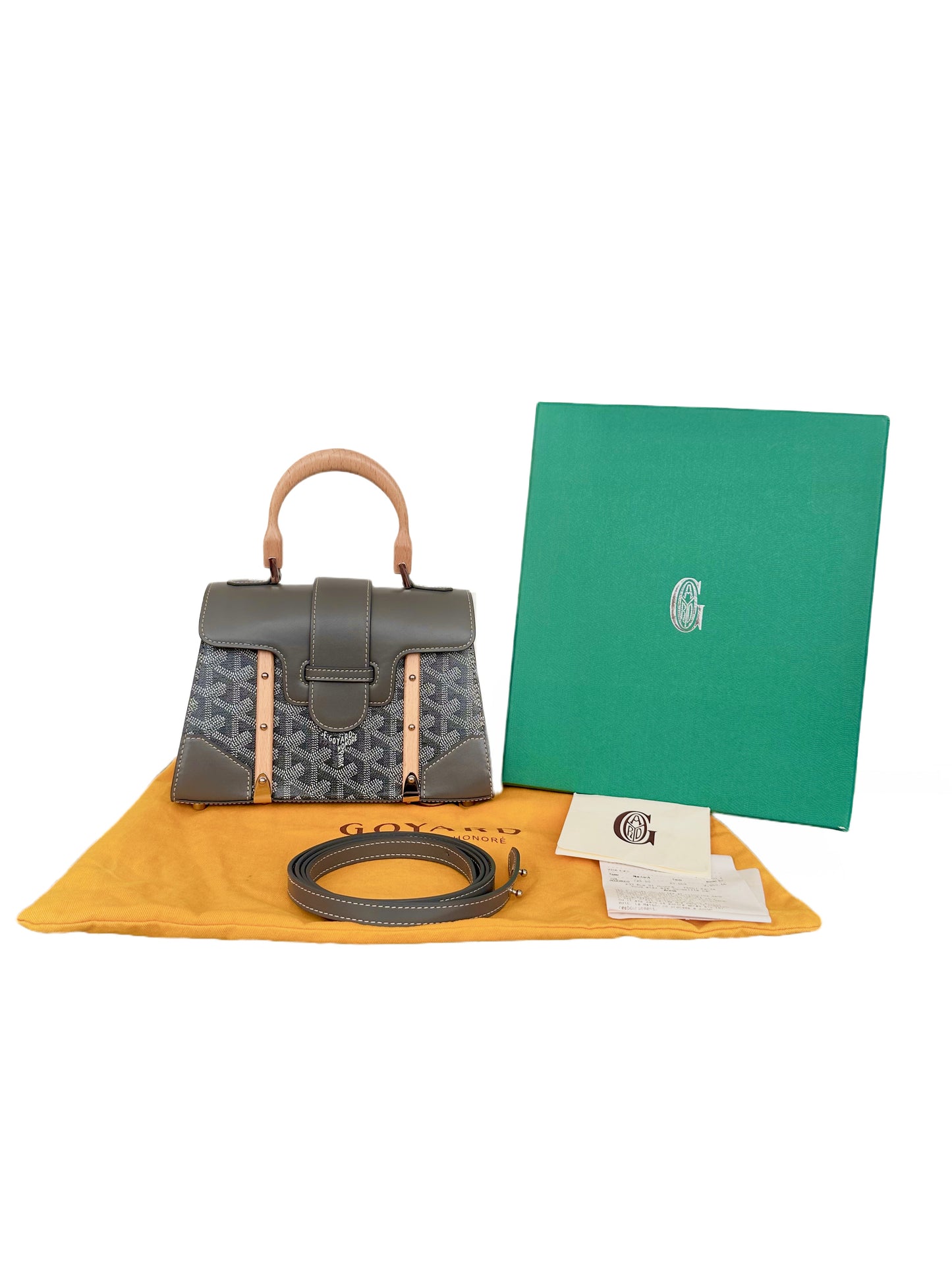 Goyard Saigon Mini Structured Grey