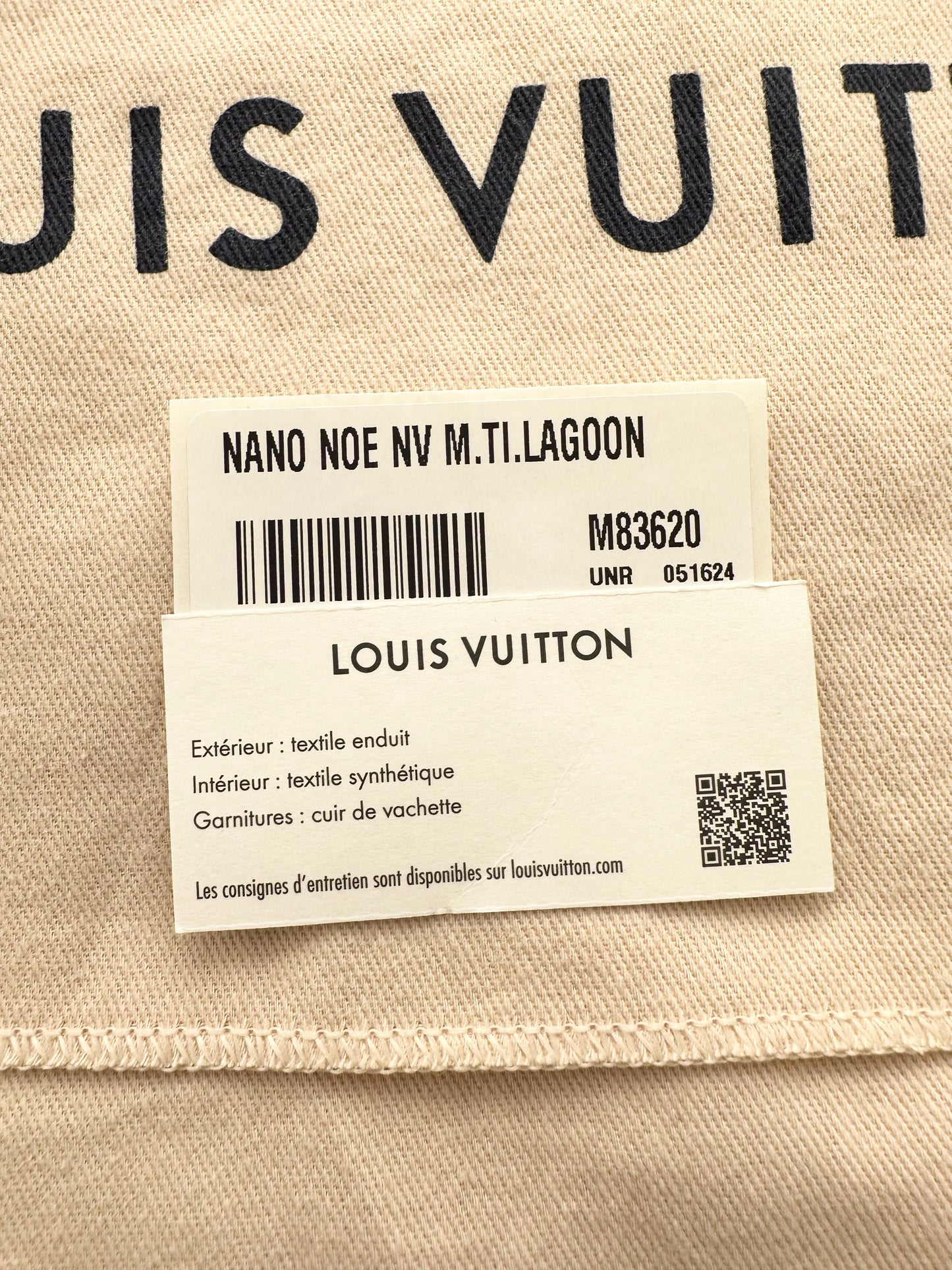 Louis Vuitton Nano Noe By The Pool Watercolor Bucket Bag Lagoon Blue