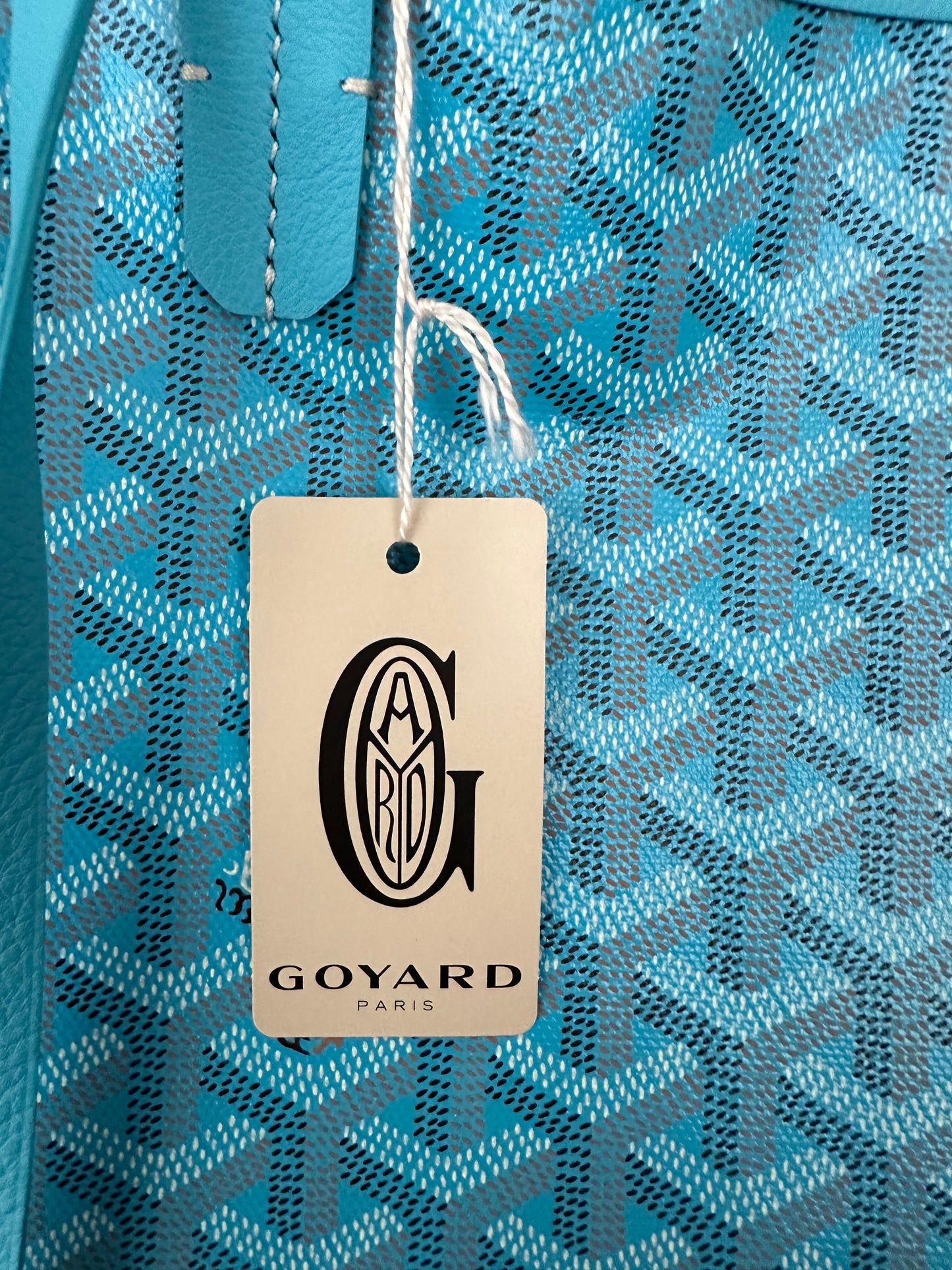 Goyard Saint Louis GM Turquoise Blue Lagoon Limited Edition with Balise Towel