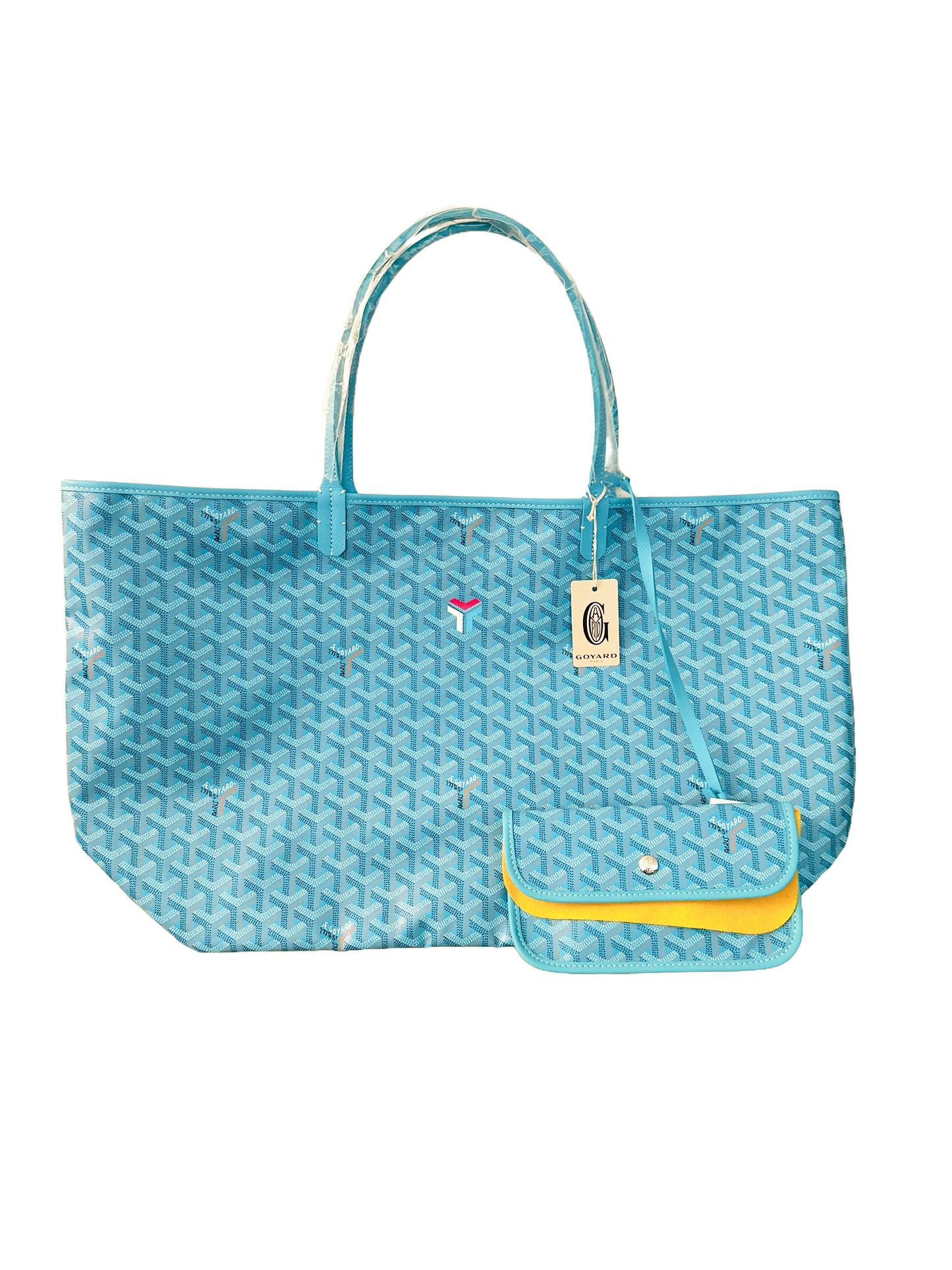 Goyard Saint Louis GM Turquoise Blue Lagoon Limited Edition with Balise Towel