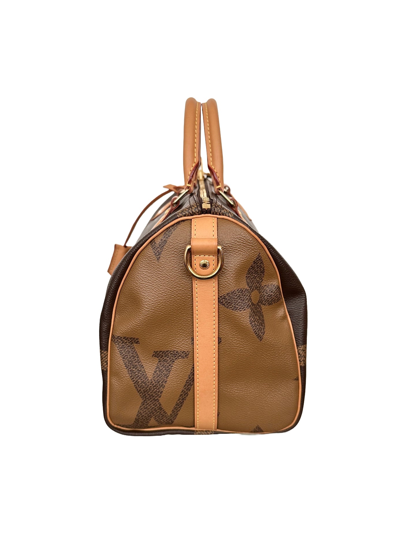 Louis Vuitton Speedy 30 Bandouliere Reverse Giant Monogram Bag