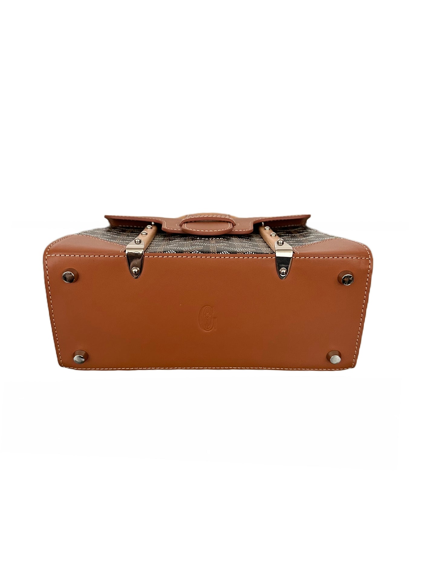 Goyard Saigon Mini Structured Brown Tan Black