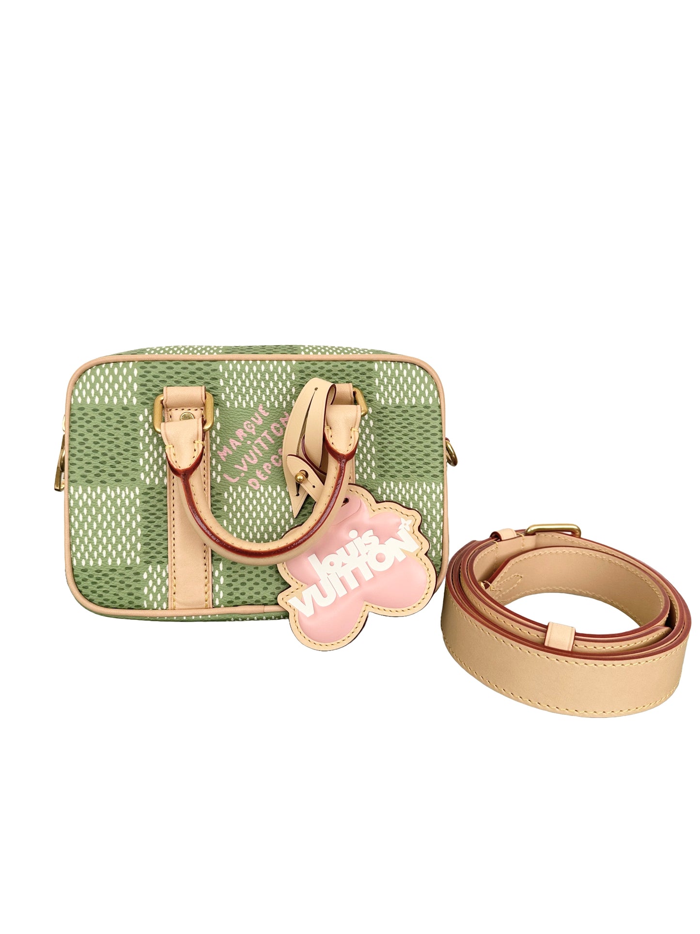 Louis Vuitton Tyler the Creator Nano Porte Documents Damier Golf Green