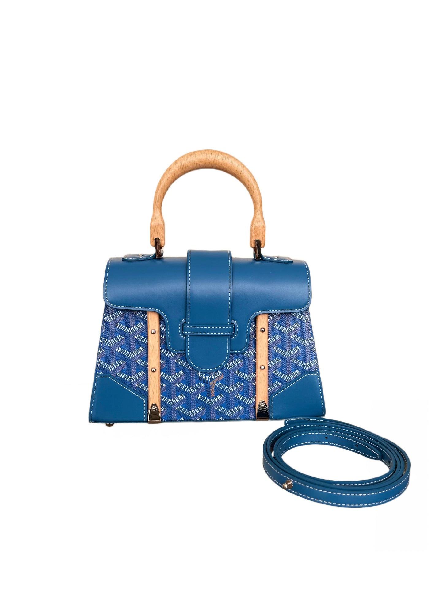 Goyard Saigon Mini Structured Sky Blue