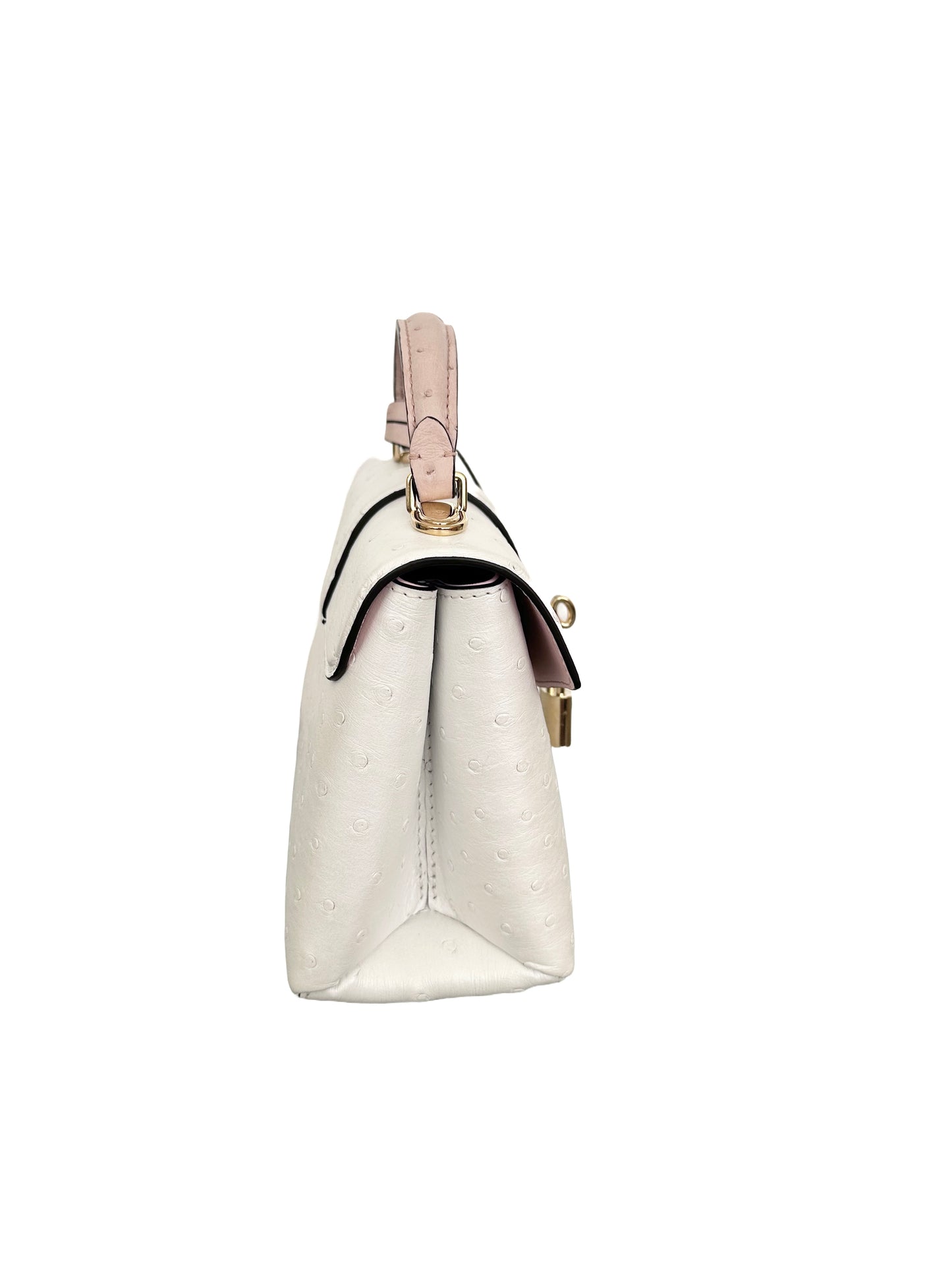 Louis Vuitton Rose des Vents Ostrich Mini Exotic Pearly White Sakura Pink