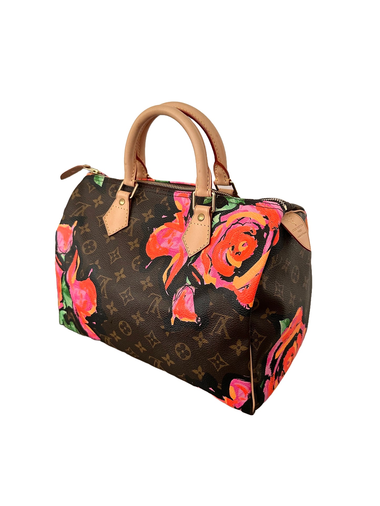 Louis Vuitton Speedy 30 Monogram Stephen Sprouse Roses