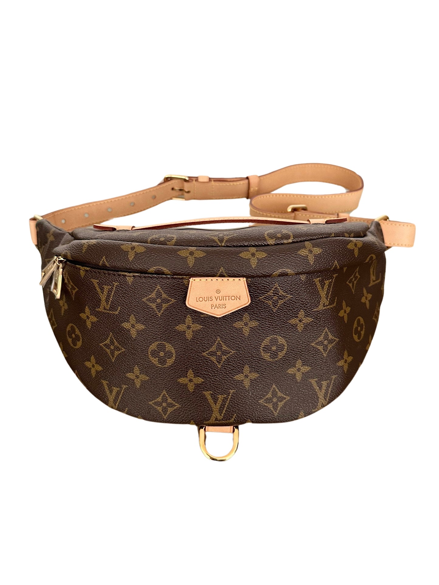 Louis Vuitton Bumbag Monogram Canvas Brown Original Fanny Pack Waist Bag