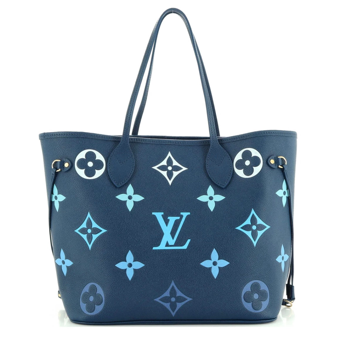 Louis Vuitton By The Pool Neverfull MM Tote Degrade Gradient Blue