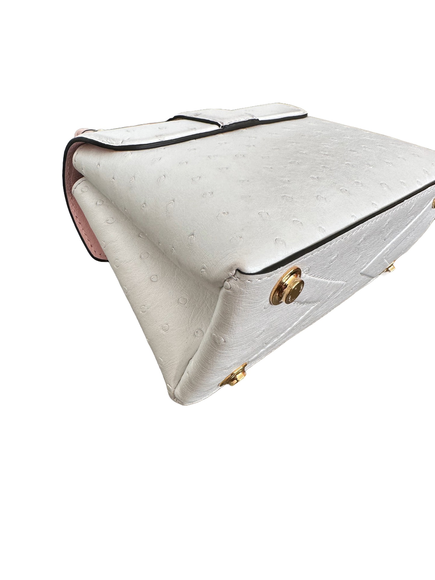 Louis Vuitton Rose des Vents Ostrich Mini Exotic Pearly White Sakura Pink