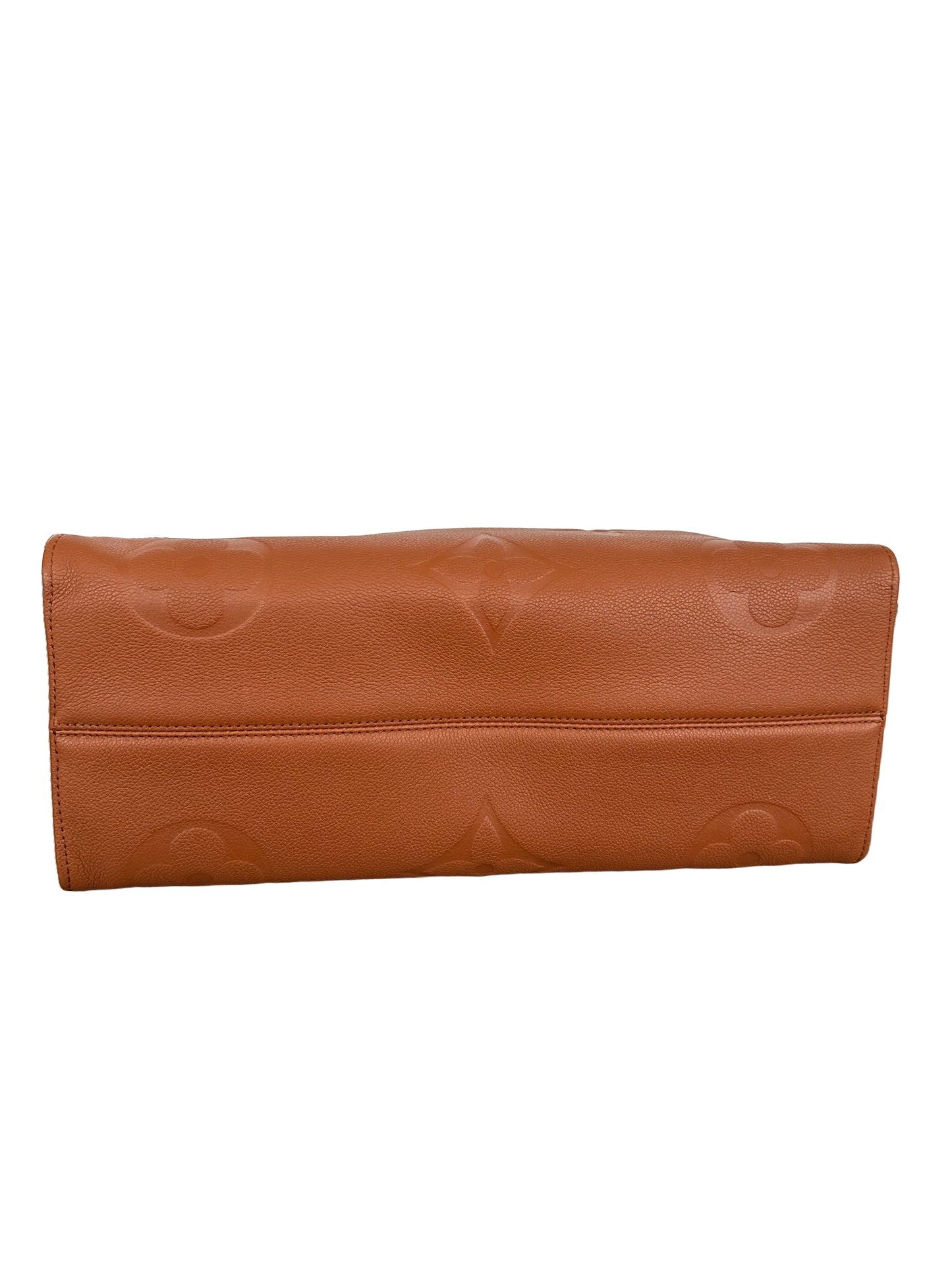Louis Vuitton Empreinte Monogram Giant OnTheGo GM Tote Bag Cognac