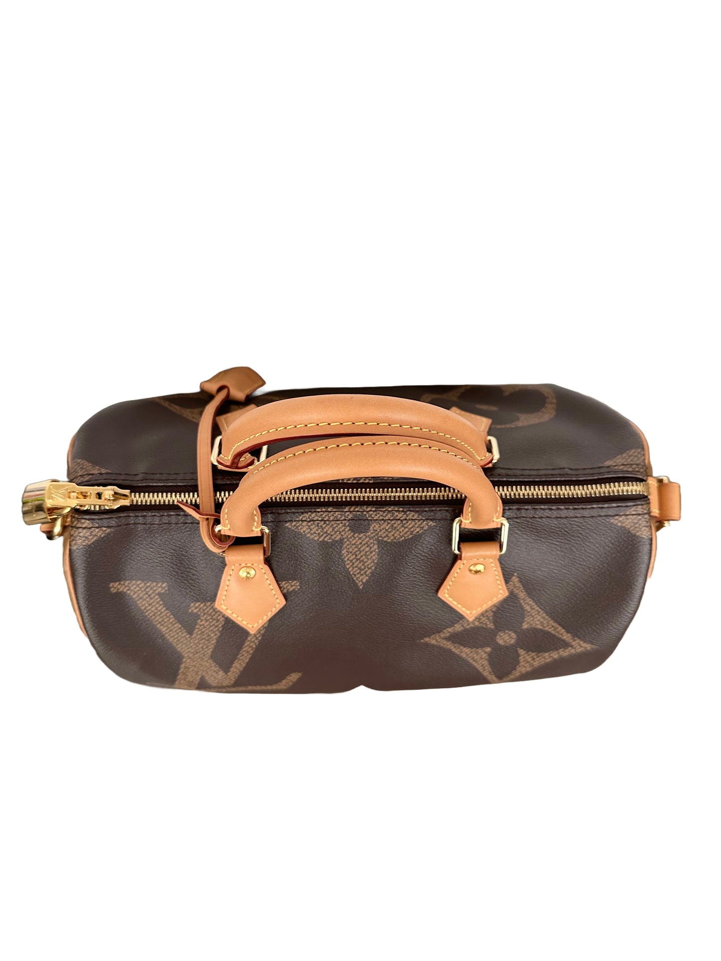 Louis Vuitton Speedy 30 Bandouliere Reverse Giant Monogram Bag