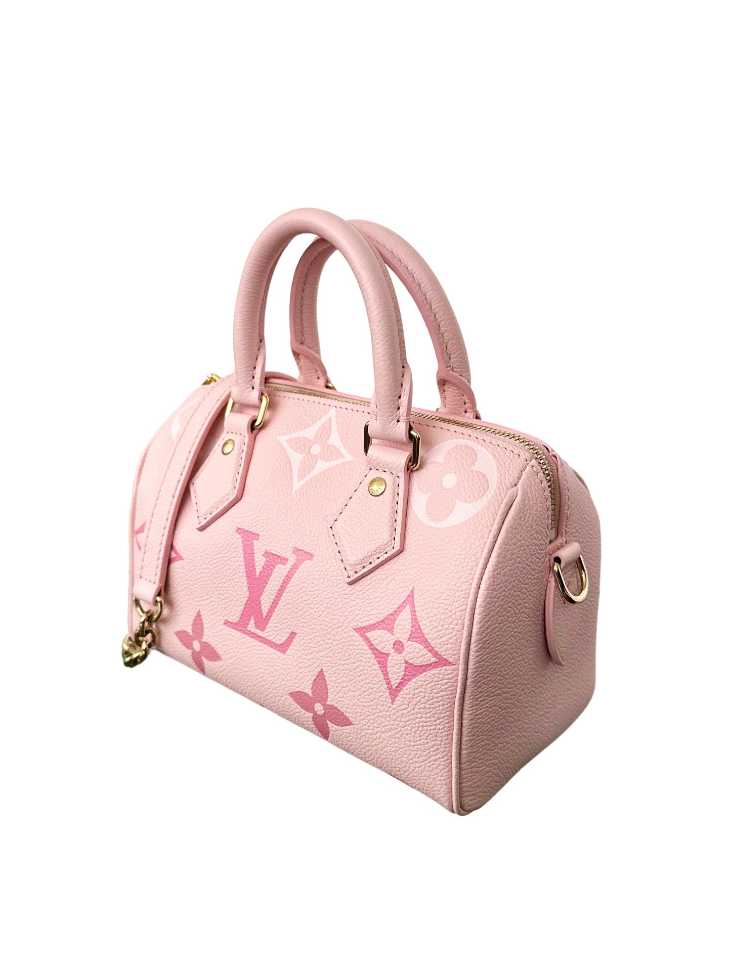 Louis Vuitton Speedy 20 Bandouliere Pink Degrade Monogram Empreinte By The Pool