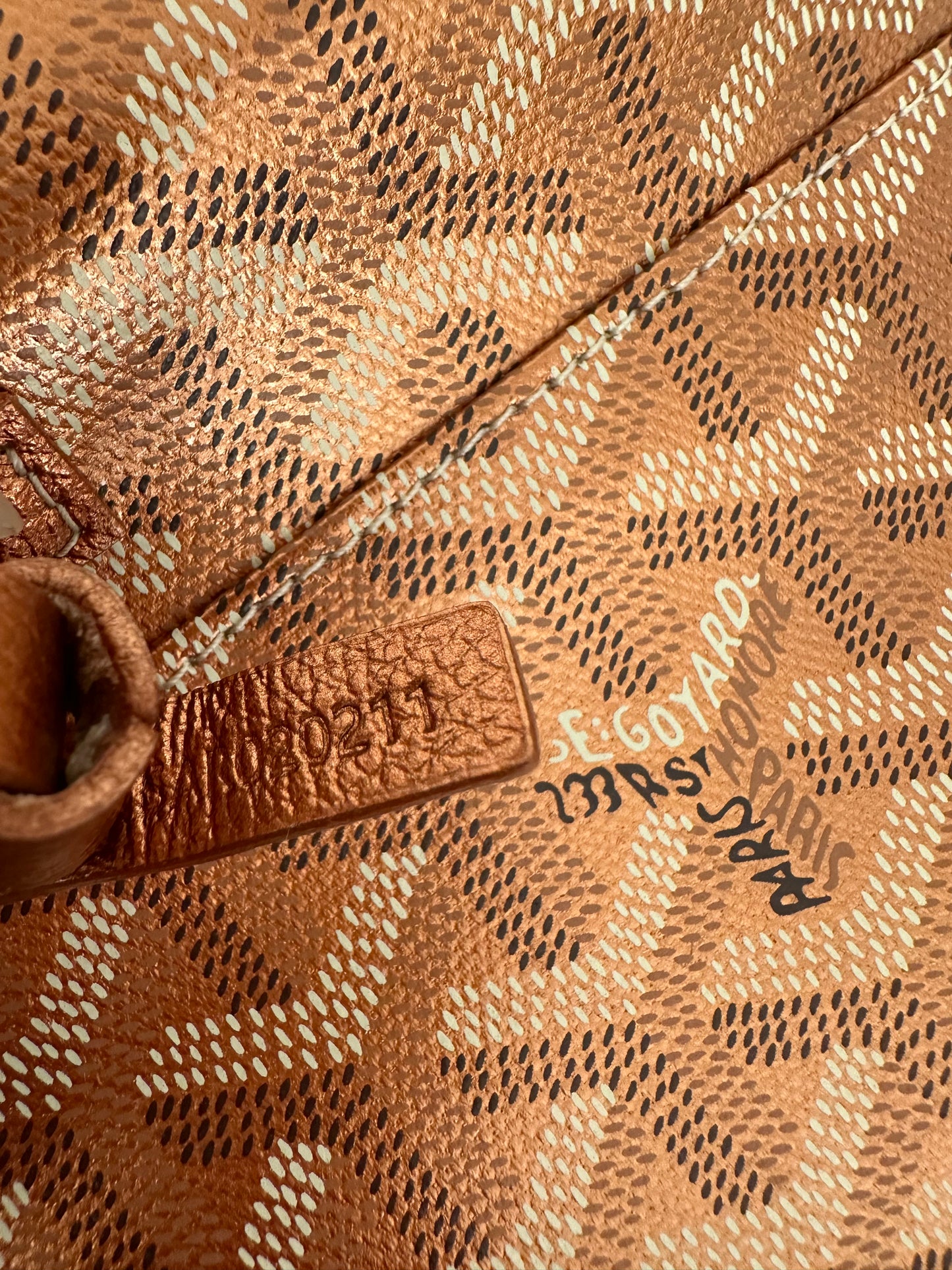 Goyard Precious Metals Saint Louis Tote Coated Canvas PM Rose Pink Gold