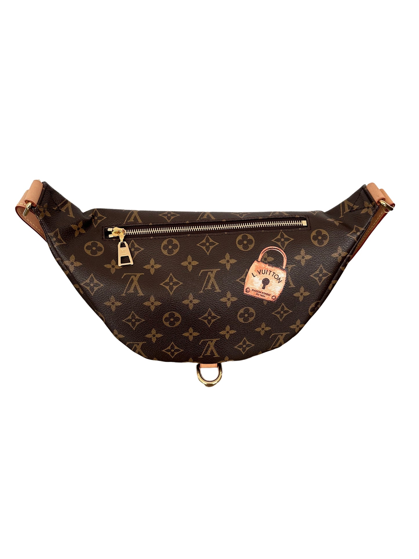 Louis Vuitton Bumbag Monogram Brown My World Tour Fanny Pack Waist Belt Bag