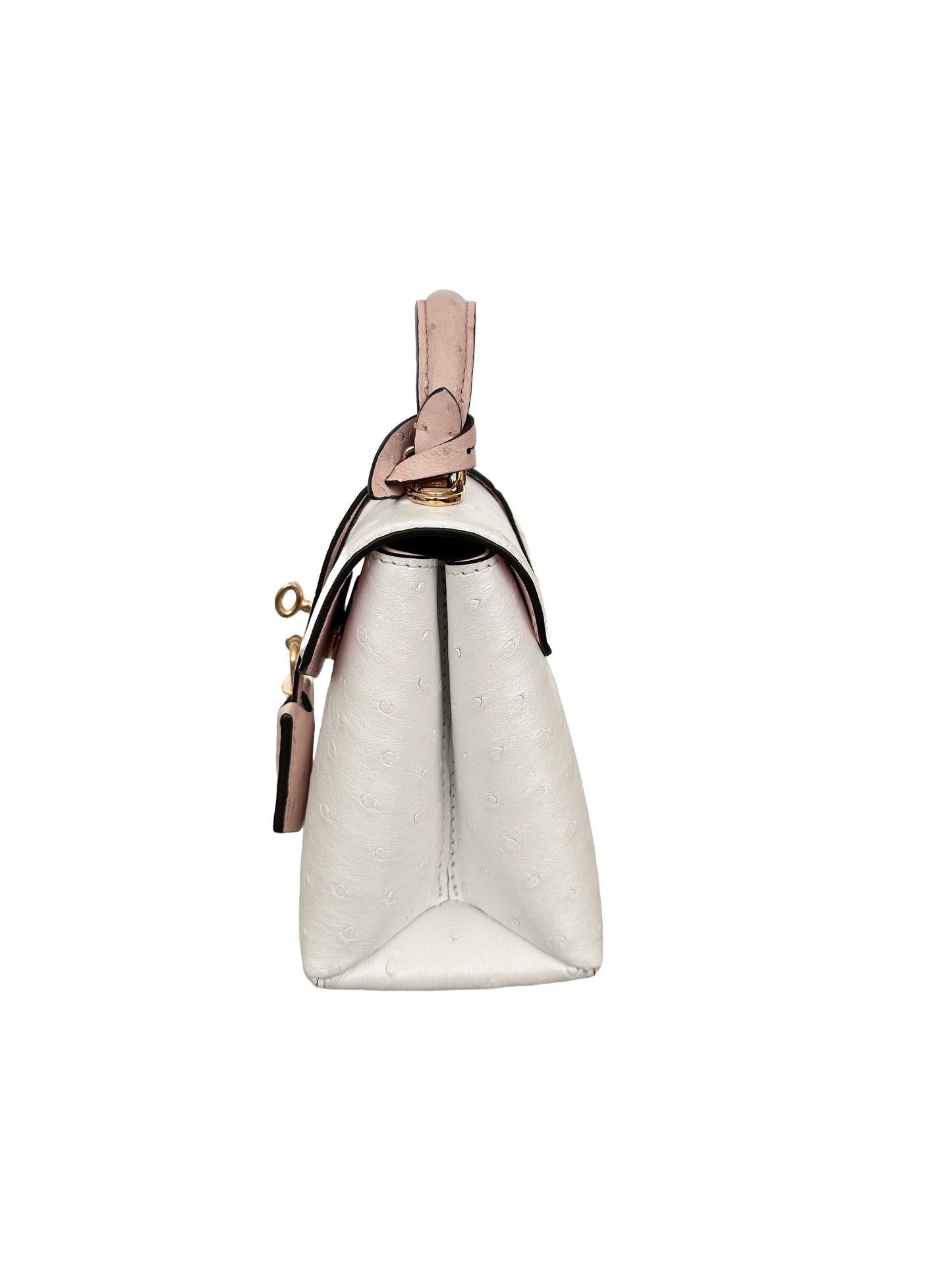 Louis Vuitton Rose des Vents Ostrich Mini Exotic Pearly White Sakura Pink