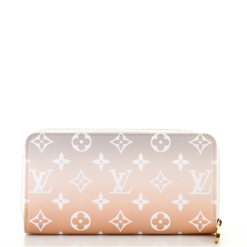 Louis Vuitton By The Pool Large Zippy Wallet Mist Brume Monogram