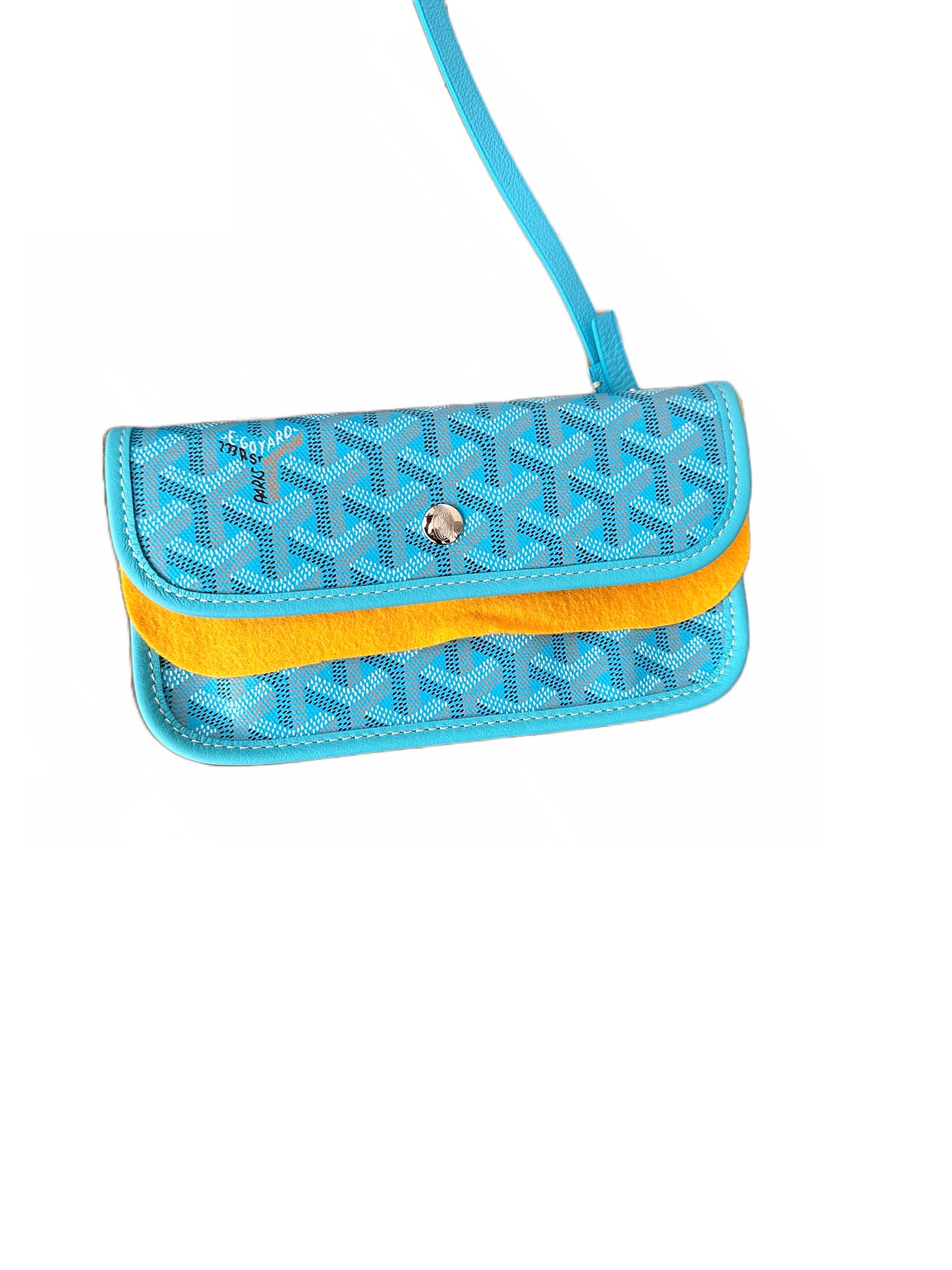 Goyard Saint Louis GM Turquoise Blue Lagoon Limited Edition with Balise Towel