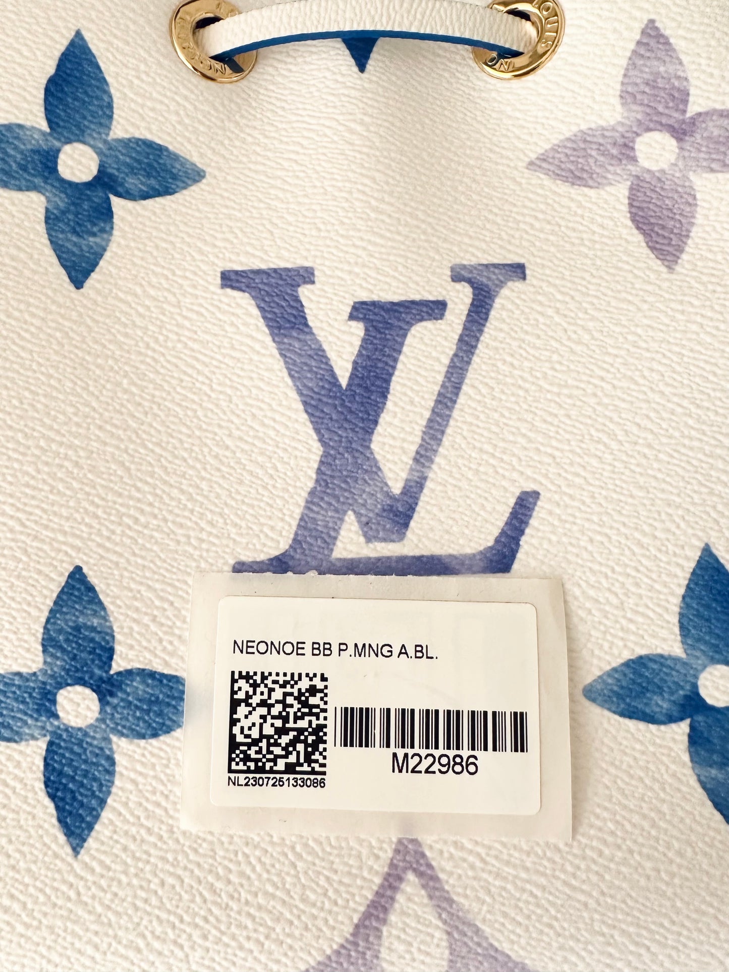 Louis Vuitton By the Pool NeoNoe BB Watercolor Blue