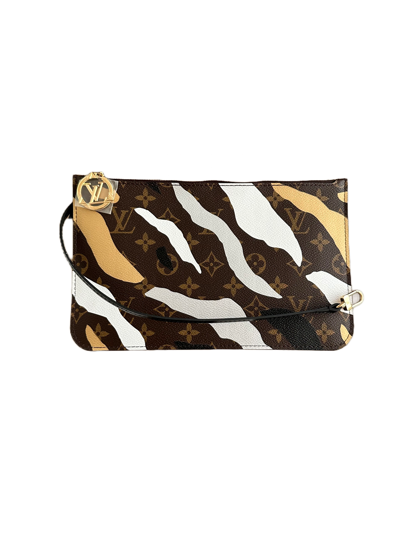 Louis Vuitton x LOL Monogram Neverfull MM Gold Silver
