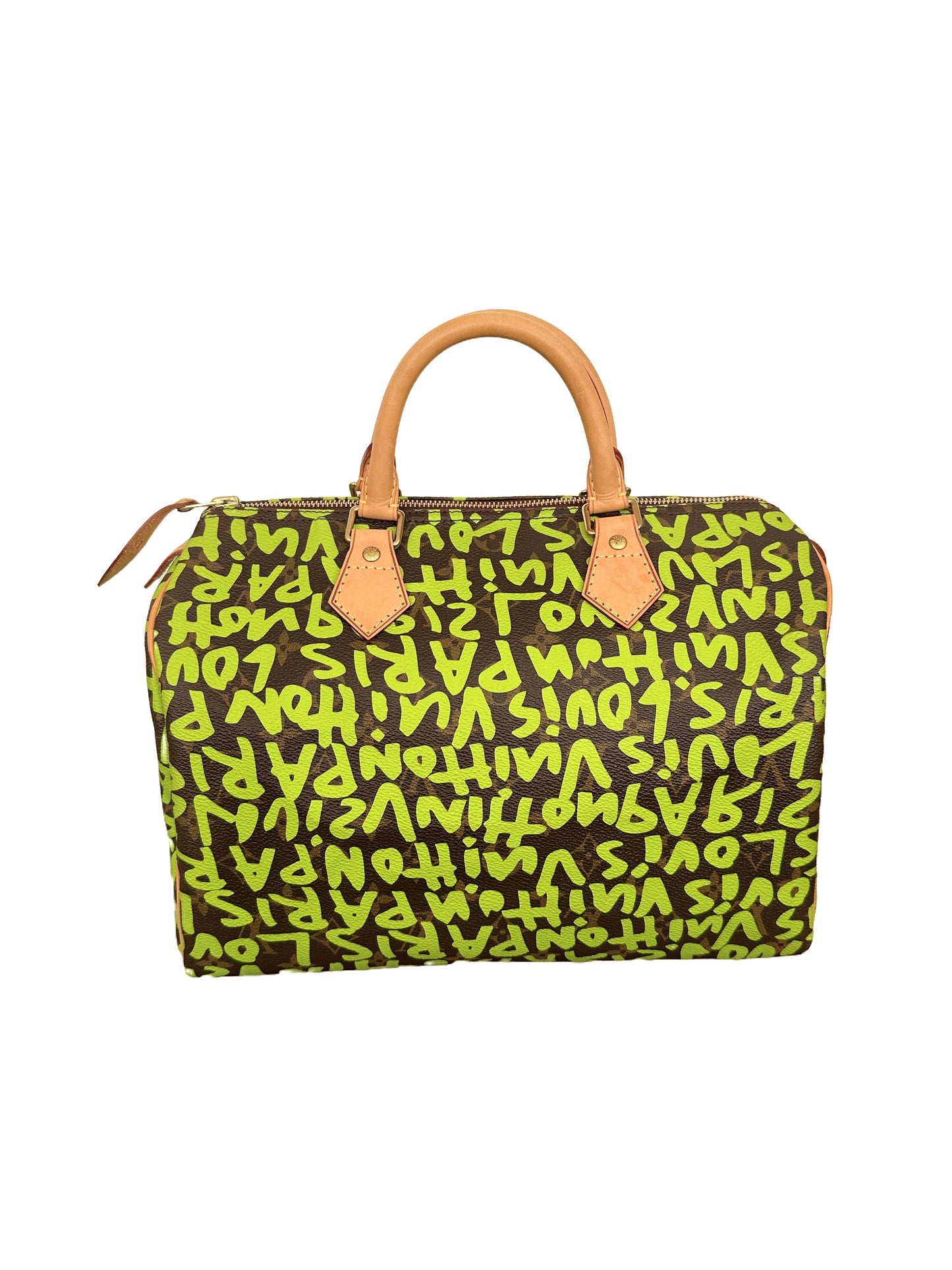 Louis Vuitton Stephen Sprouse Speedy 30 Monogram Graffiti Neon Green