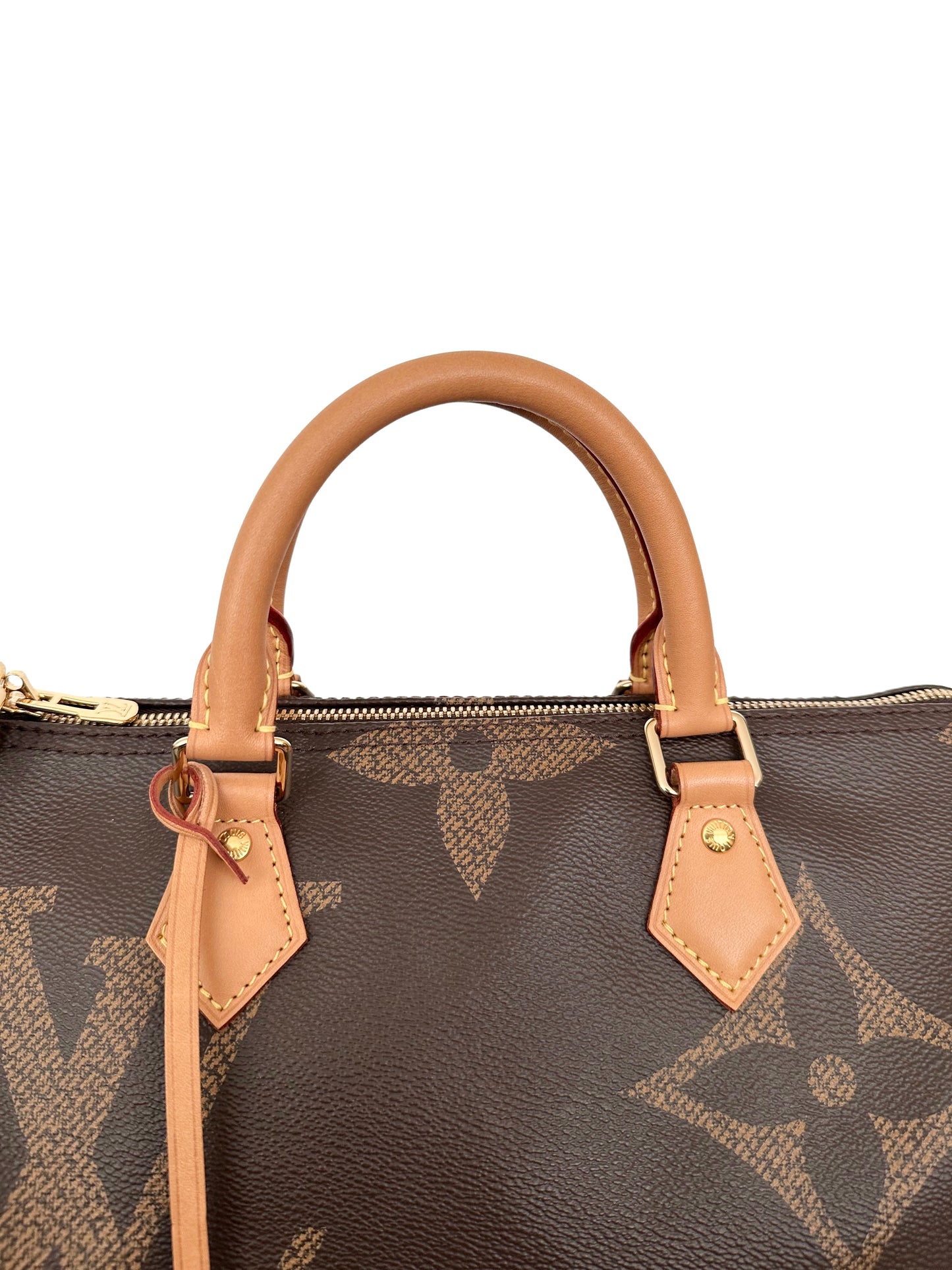 Louis Vuitton Speedy 30 Bandouliere Reverse Giant Monogram Bag