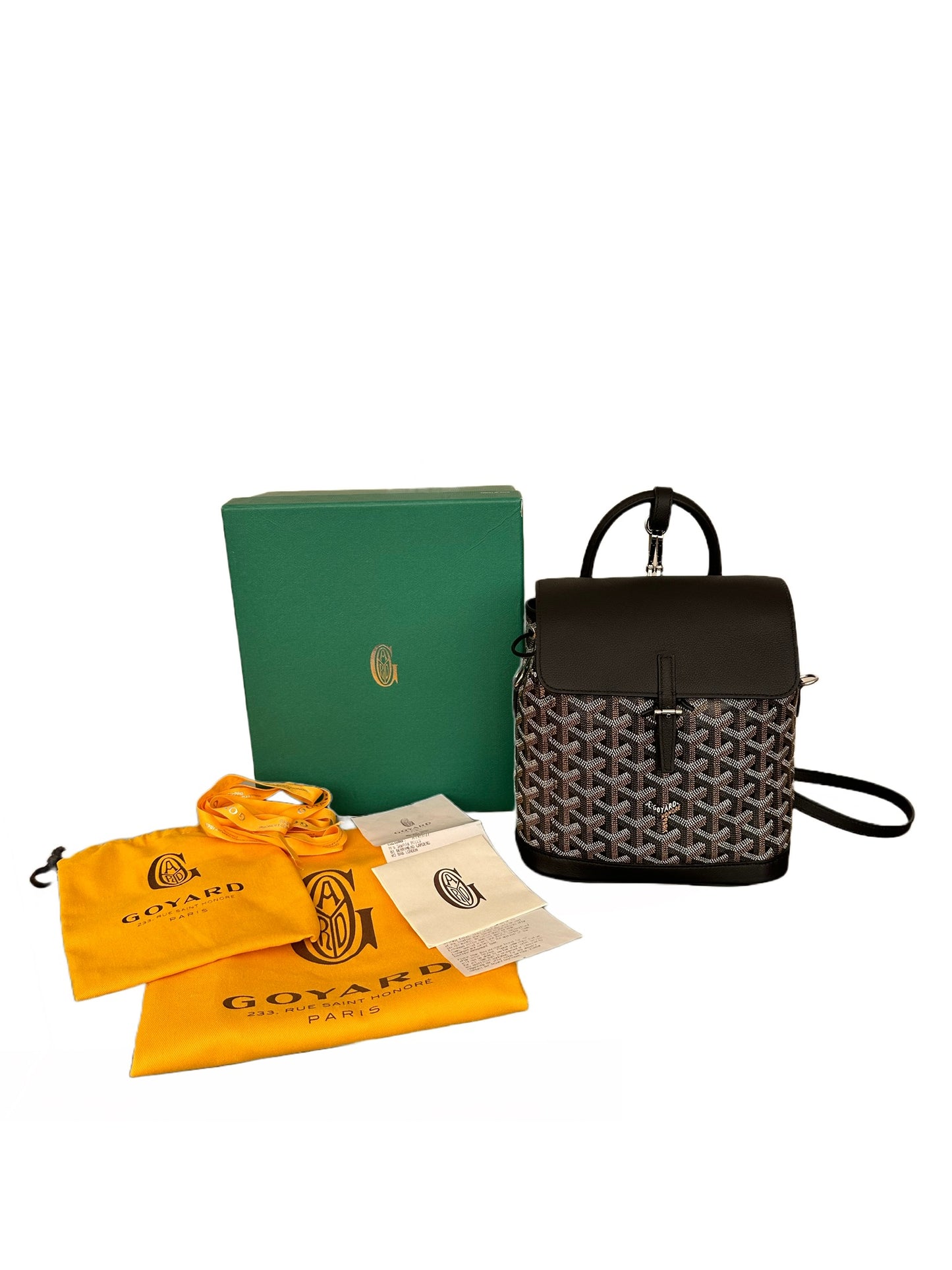 Goyard Calfskin Mini Alpin Backpack Black