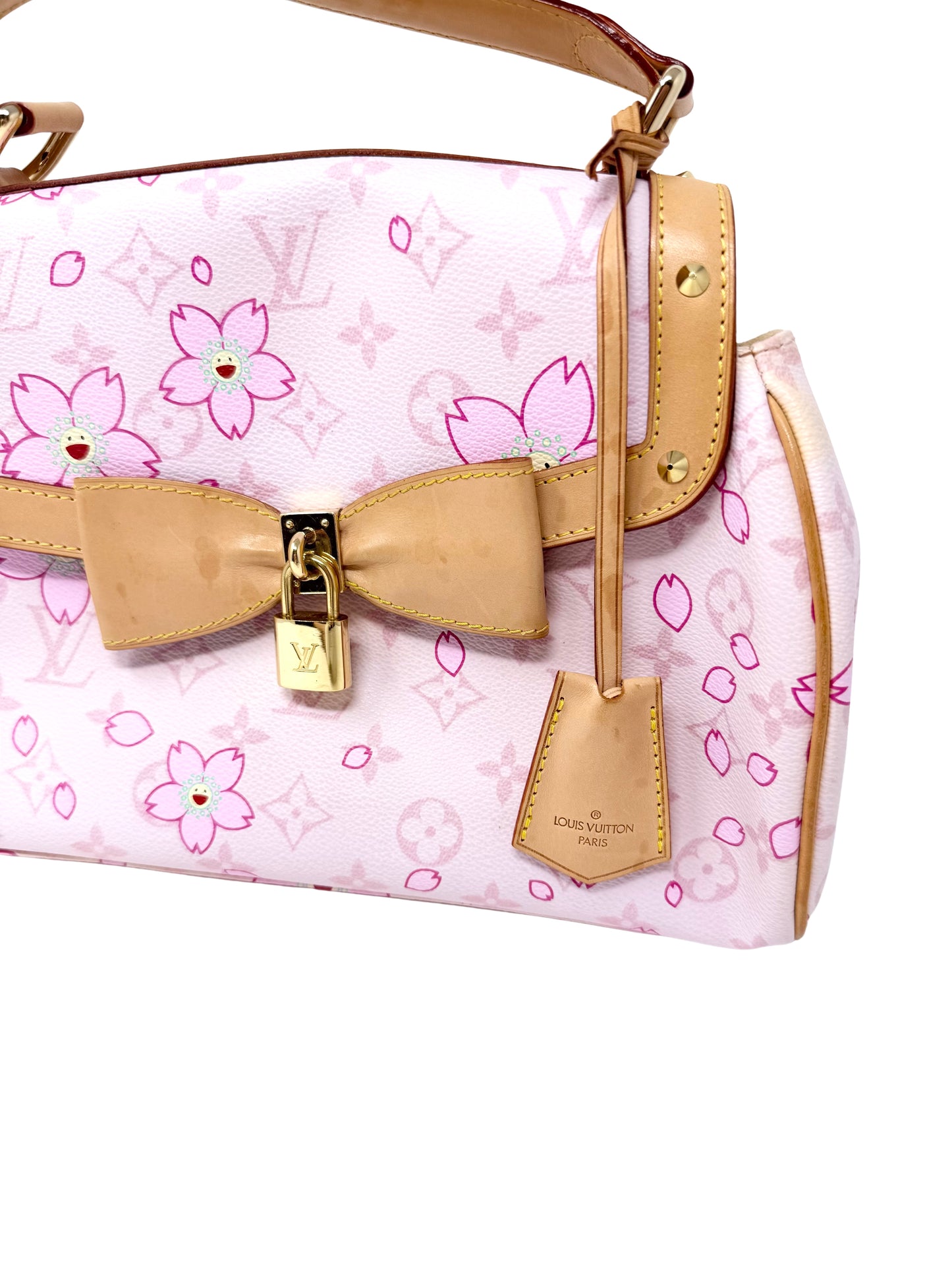 Louis Vuitton Murakami Cherry Blossom Sac Retro Pink