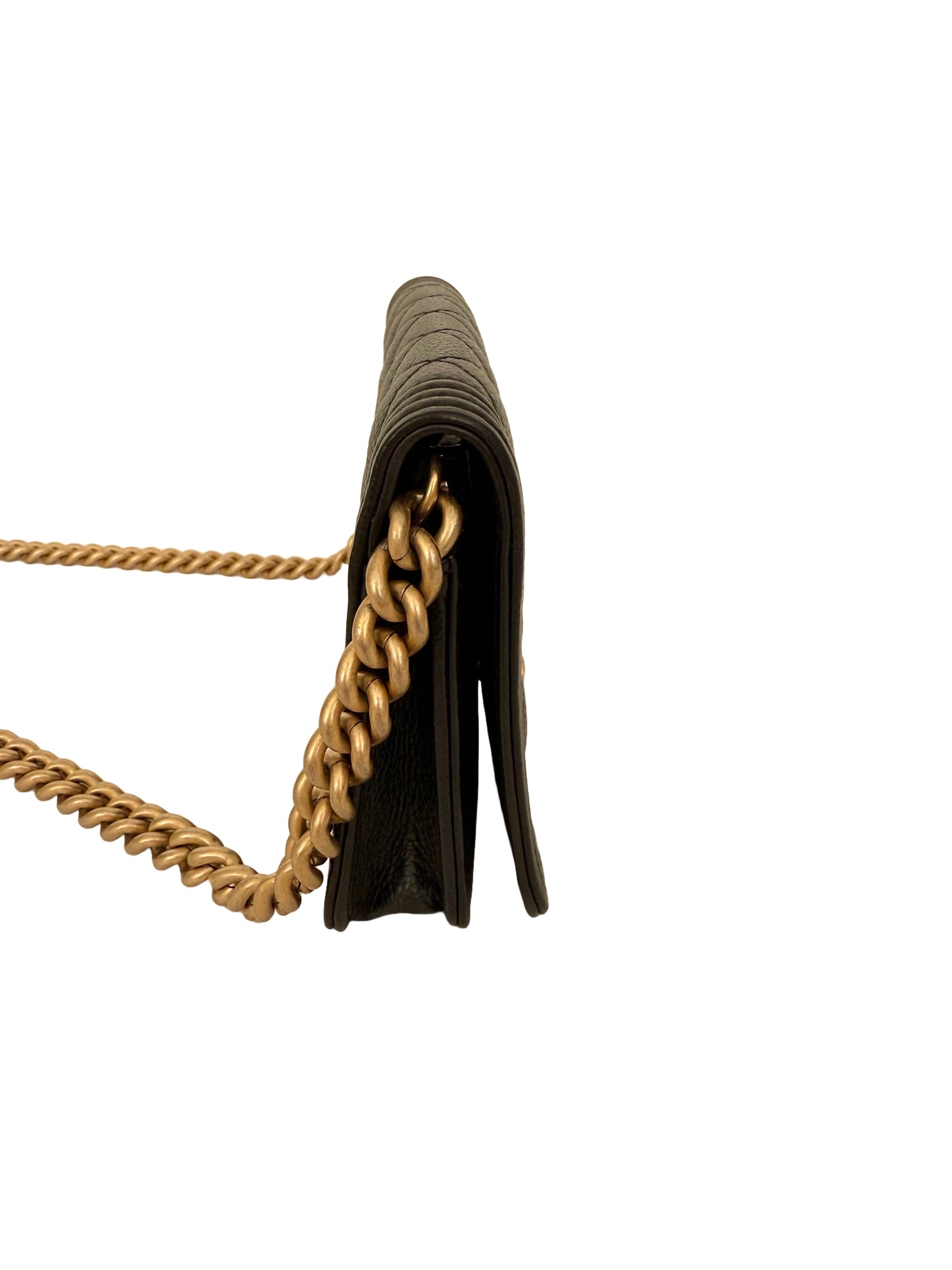 Chanel Caviar Quilted Boy Wallet on Chain Mini Black