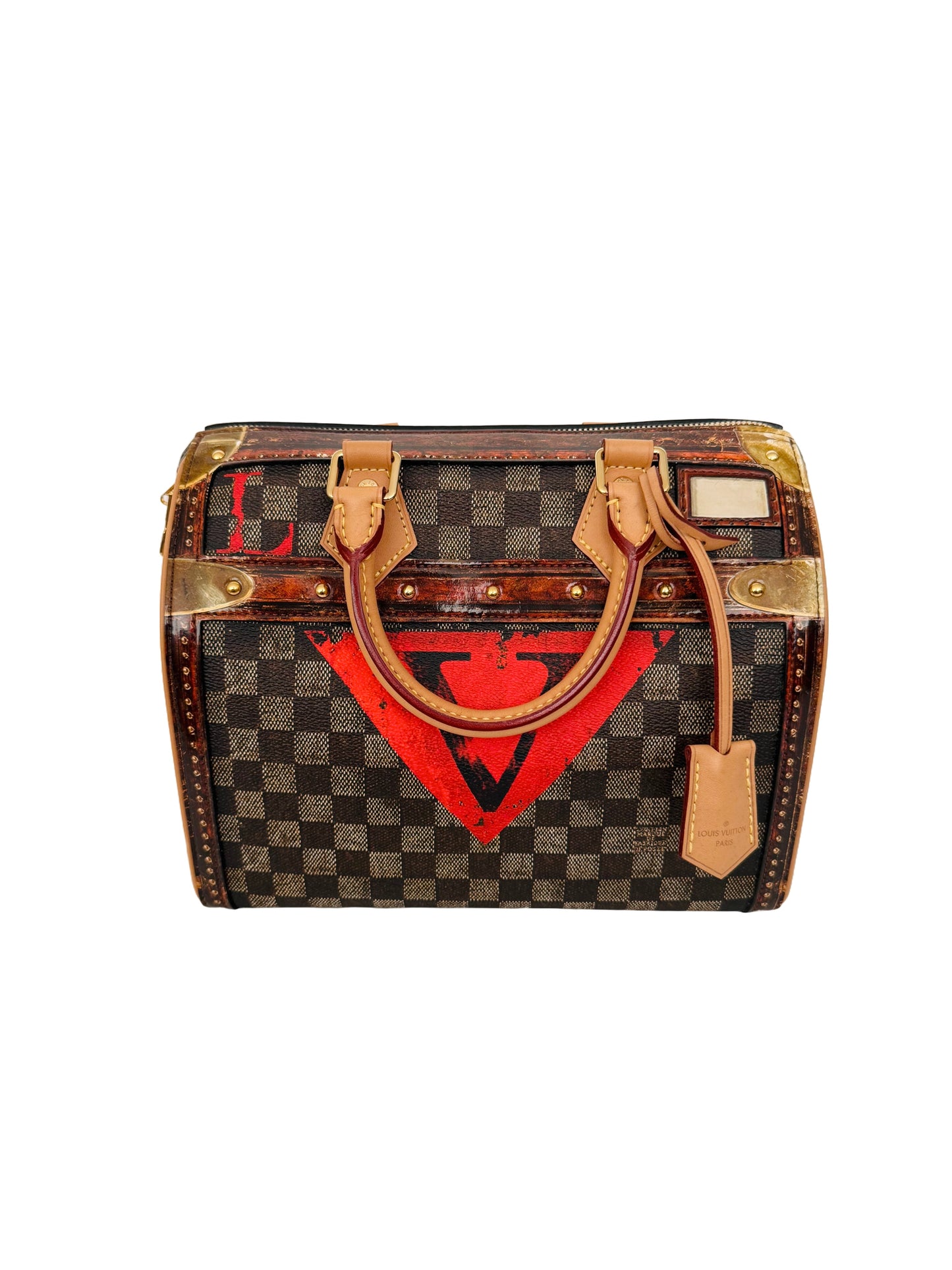 Louis Vuitton Speedy 25 Time Trunk Multicolor Damier Ebene