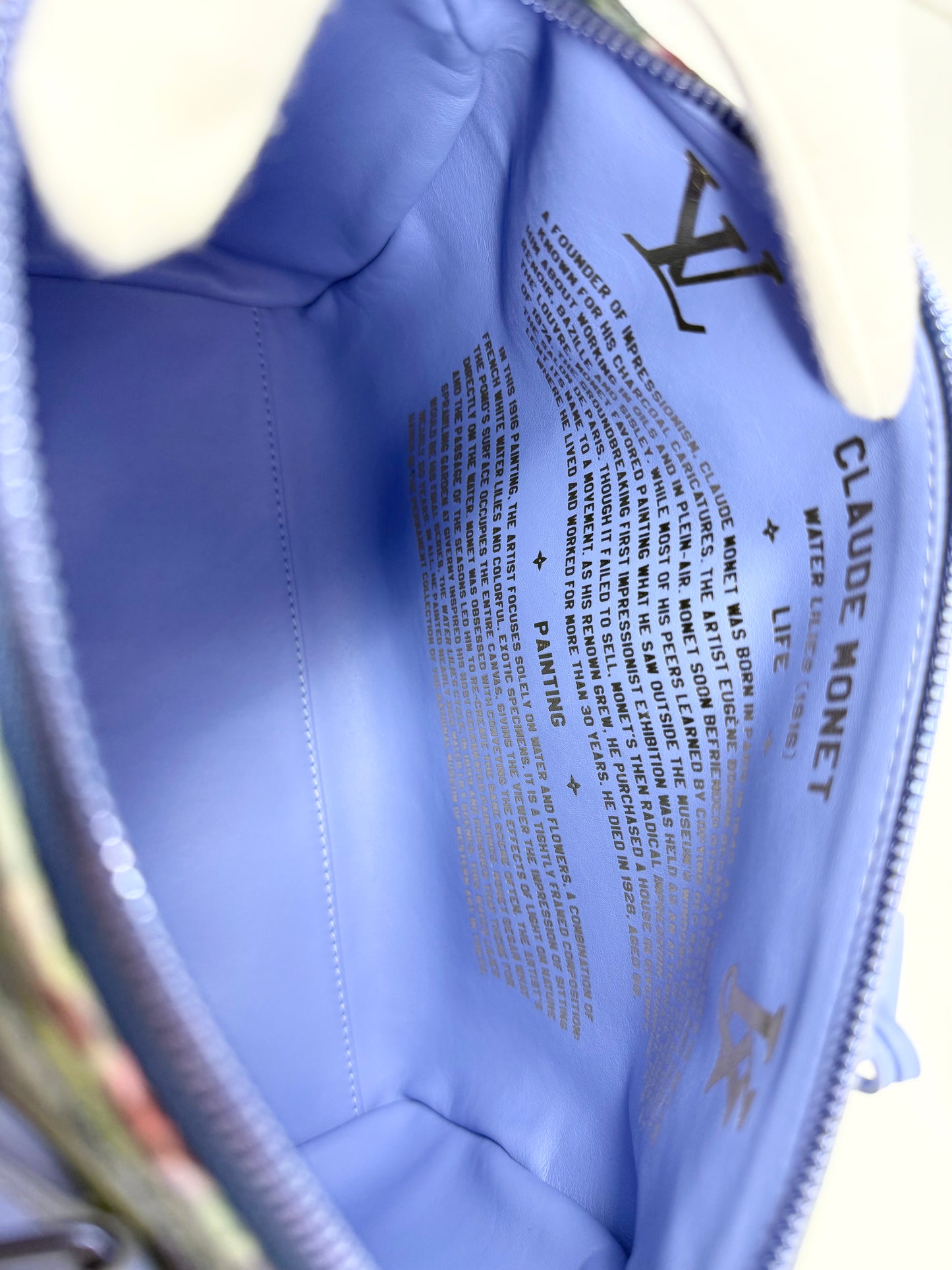 Louis Vuitton x Jeff Koons Speedy 30 Monet Lilies Masters Collection