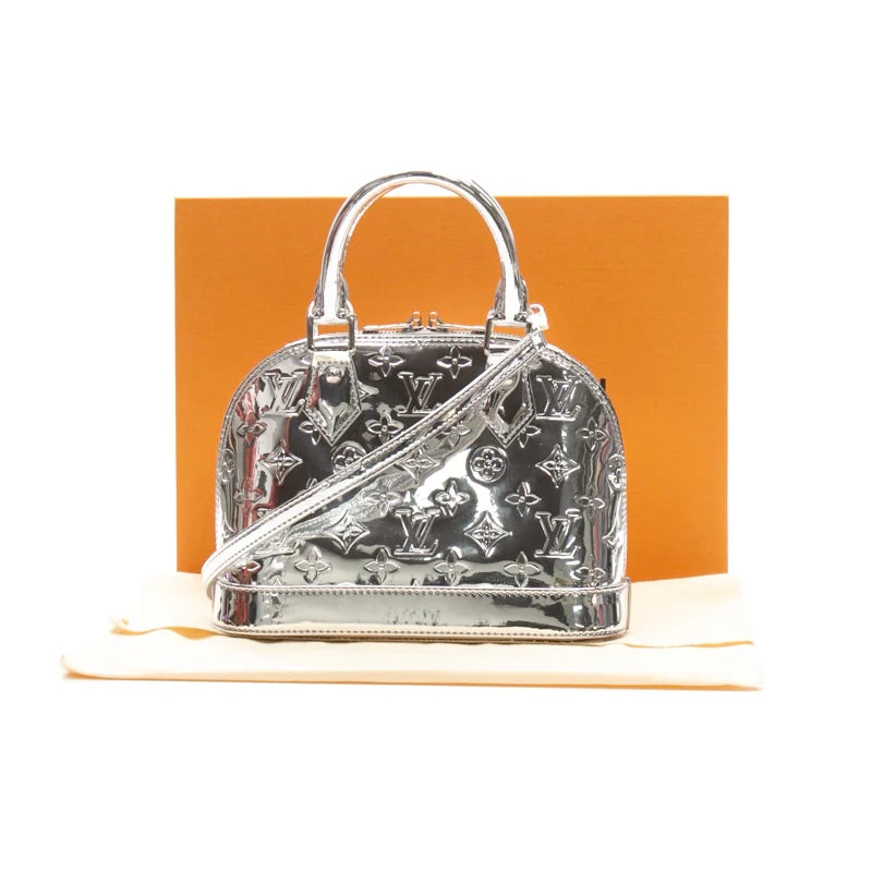 Louis Vuitton Alma BB LV Ski Monogram Miroir Silver