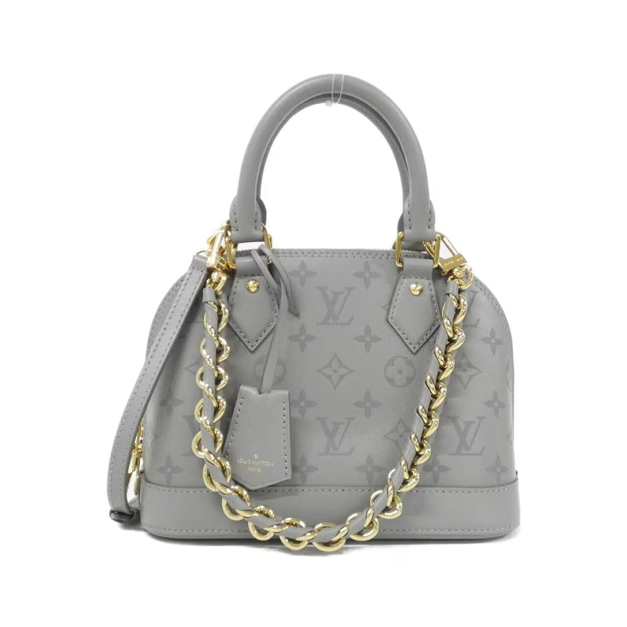 Louis Vuitton Monogram Ink Alma BB Chain Trianon Grey