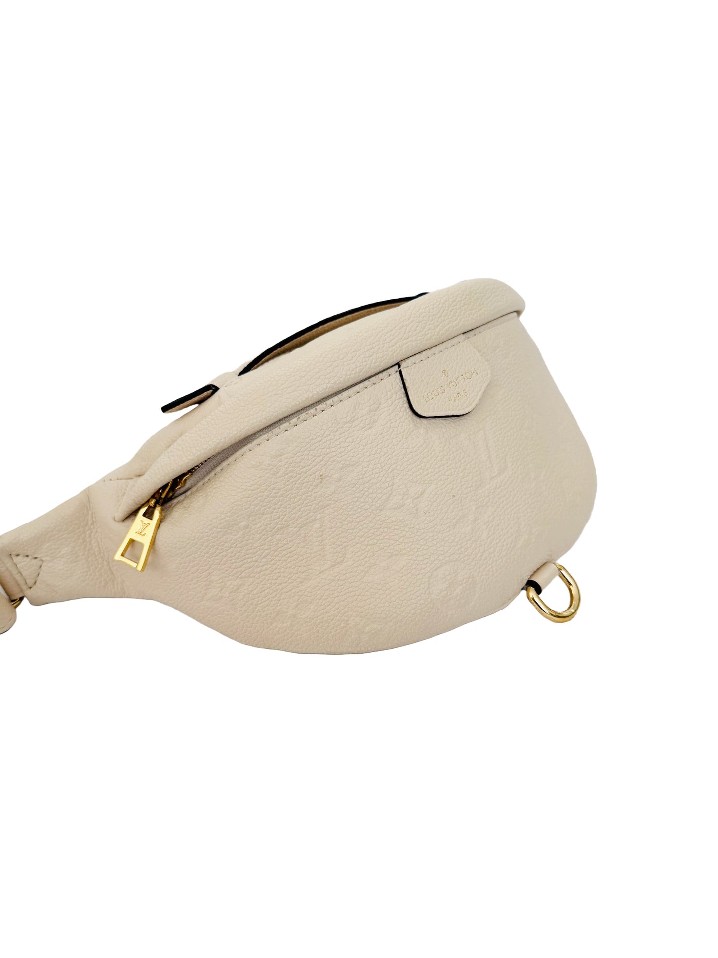 Louis Vuitton Empreinte BumBag Monogram Waist Belt Bag Creme Ivory White Cream