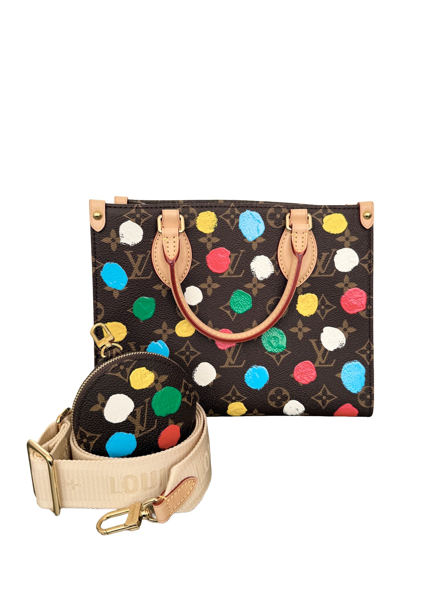 Louis Vuitton Yayoi Kusama Multicolor Painted Dots OnTheGo PM
