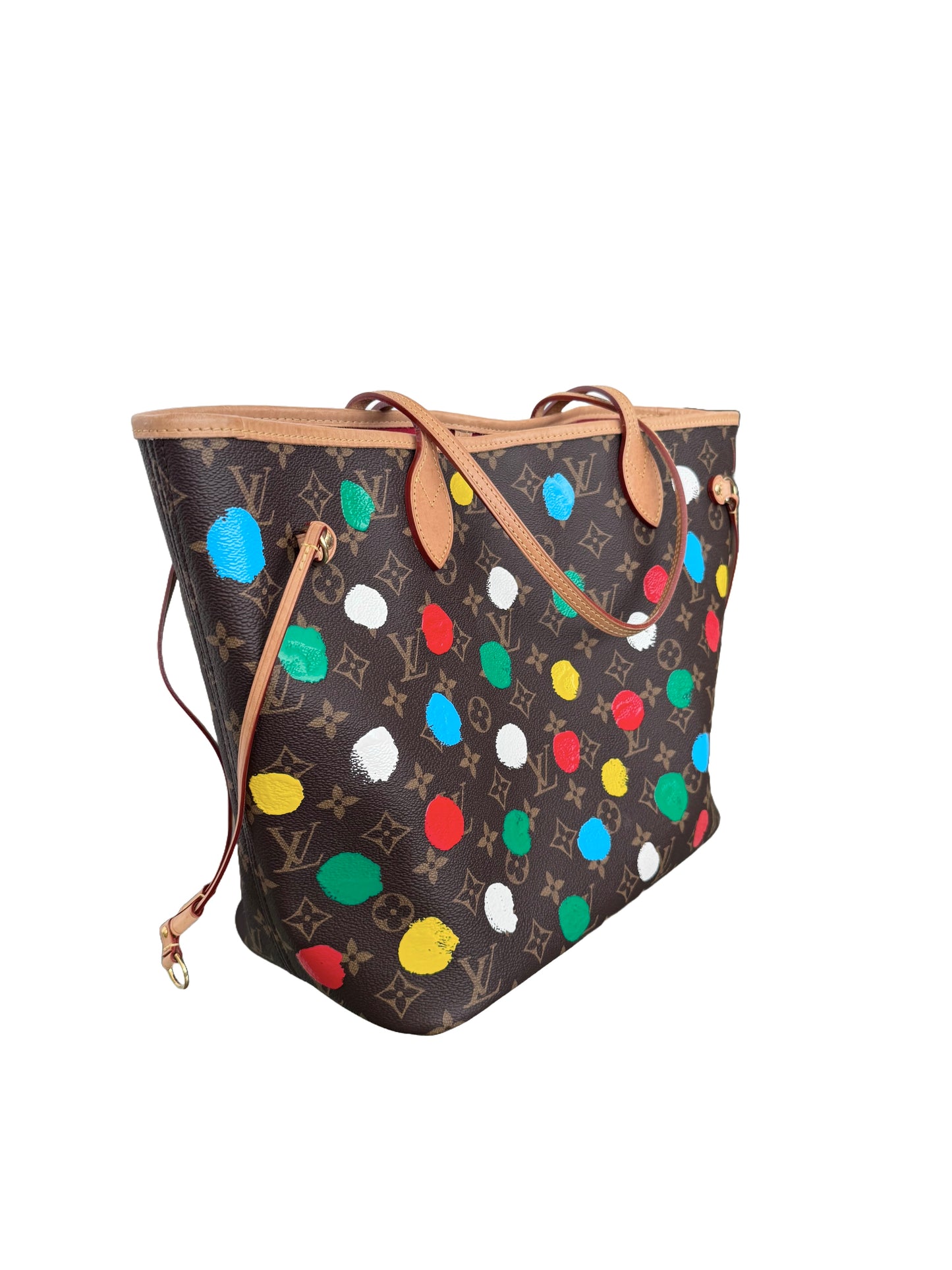 Louis Vuitton Yayoi Kusama Neverfull MM Multicolor Painted Dots