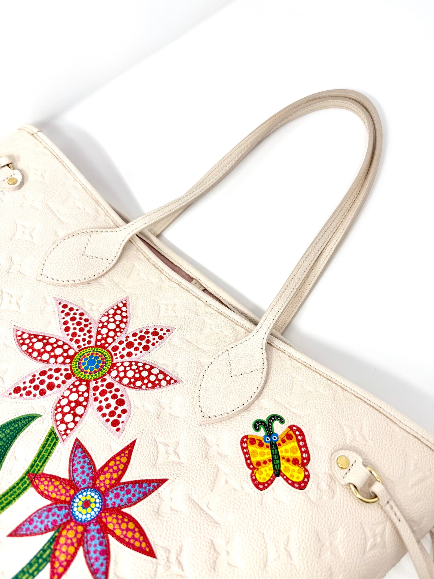 Louis Vuitton Yayoi Kusama Neverfull Empreinte Infinity Dots Flowers Butterflies