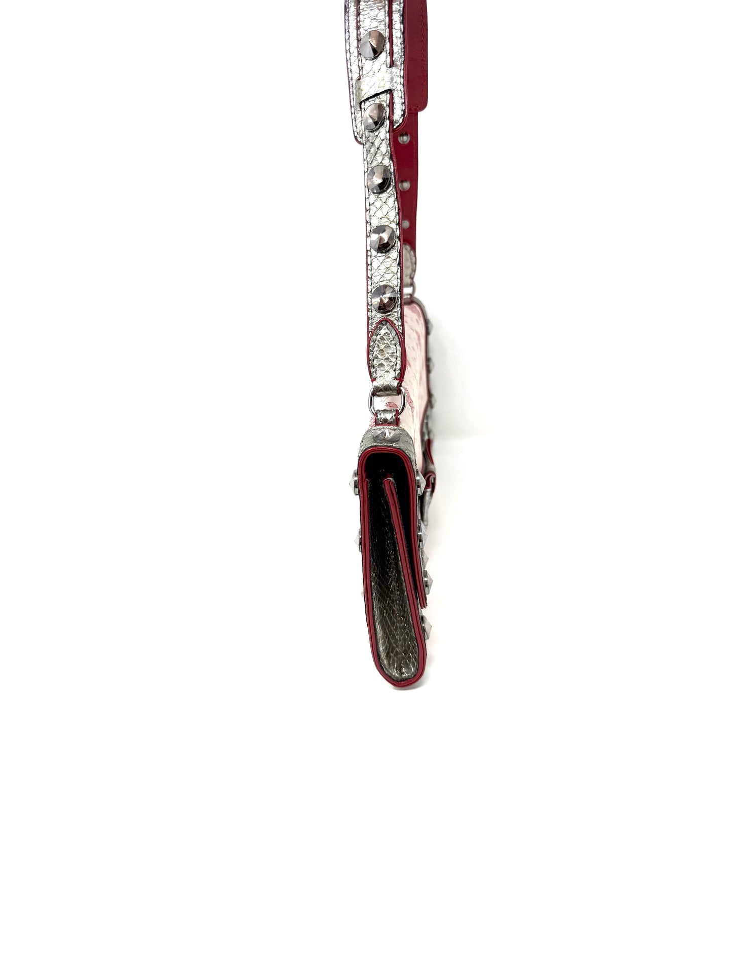 Louis Vuitton Murakami Cherry Blossom Satin Pink Silver Exotic Shoulder Bag