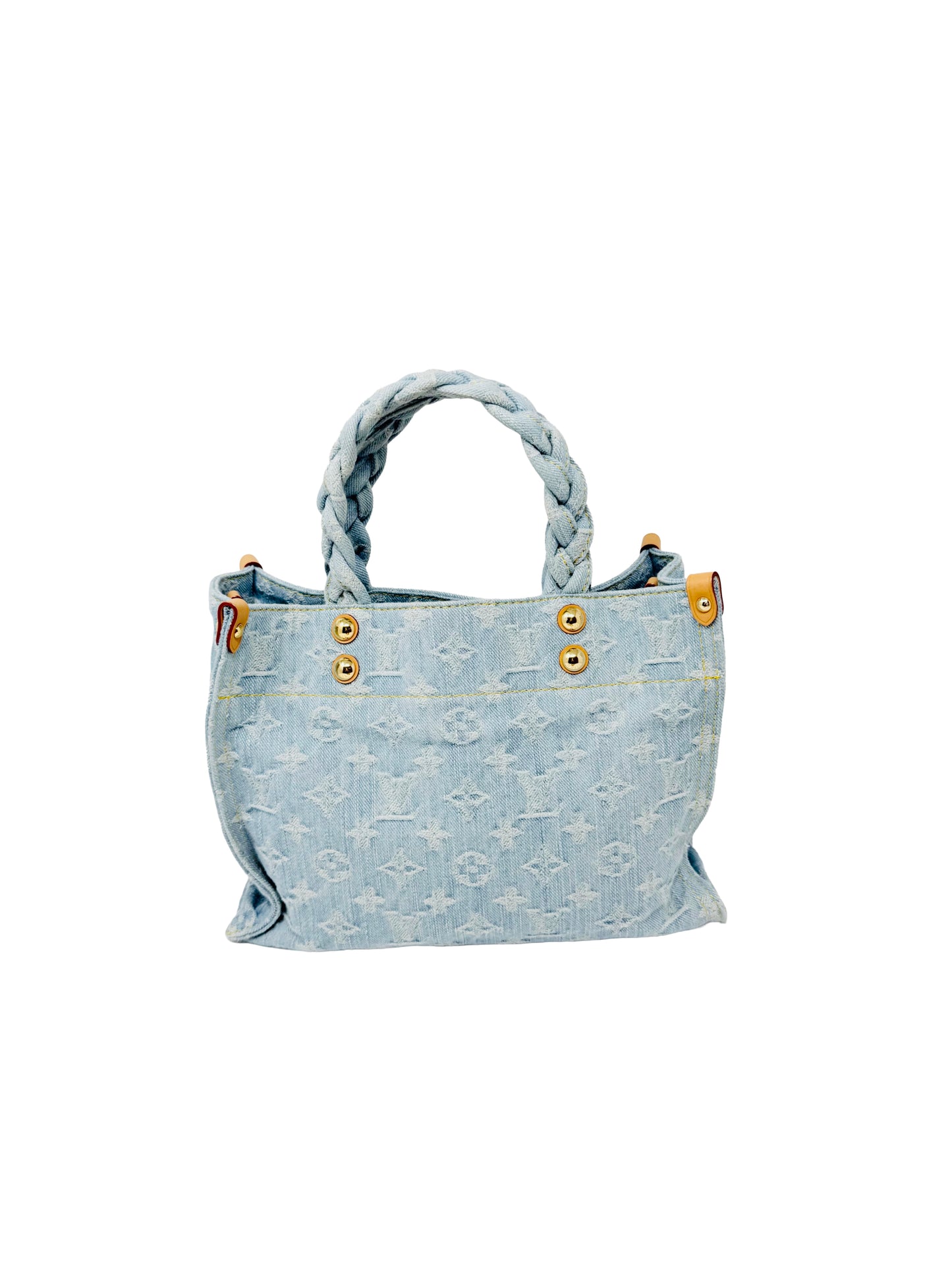 Louis Vuitton OnTheGo PM Let Go Denim By The Pool Sky Blue