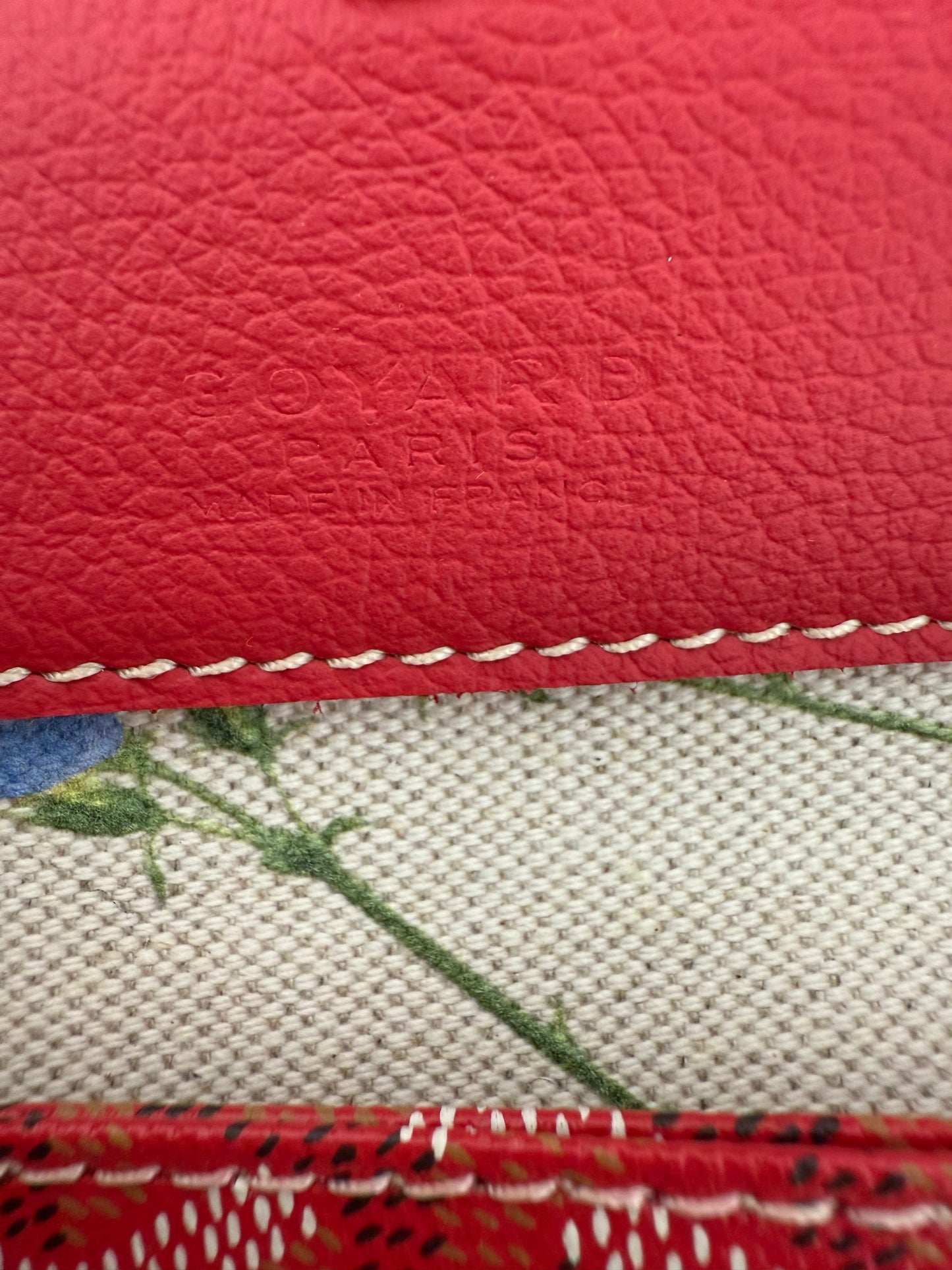 Goyard Saint Louis PM Tote Le Jardin Fuschia Pink Garden Reversible