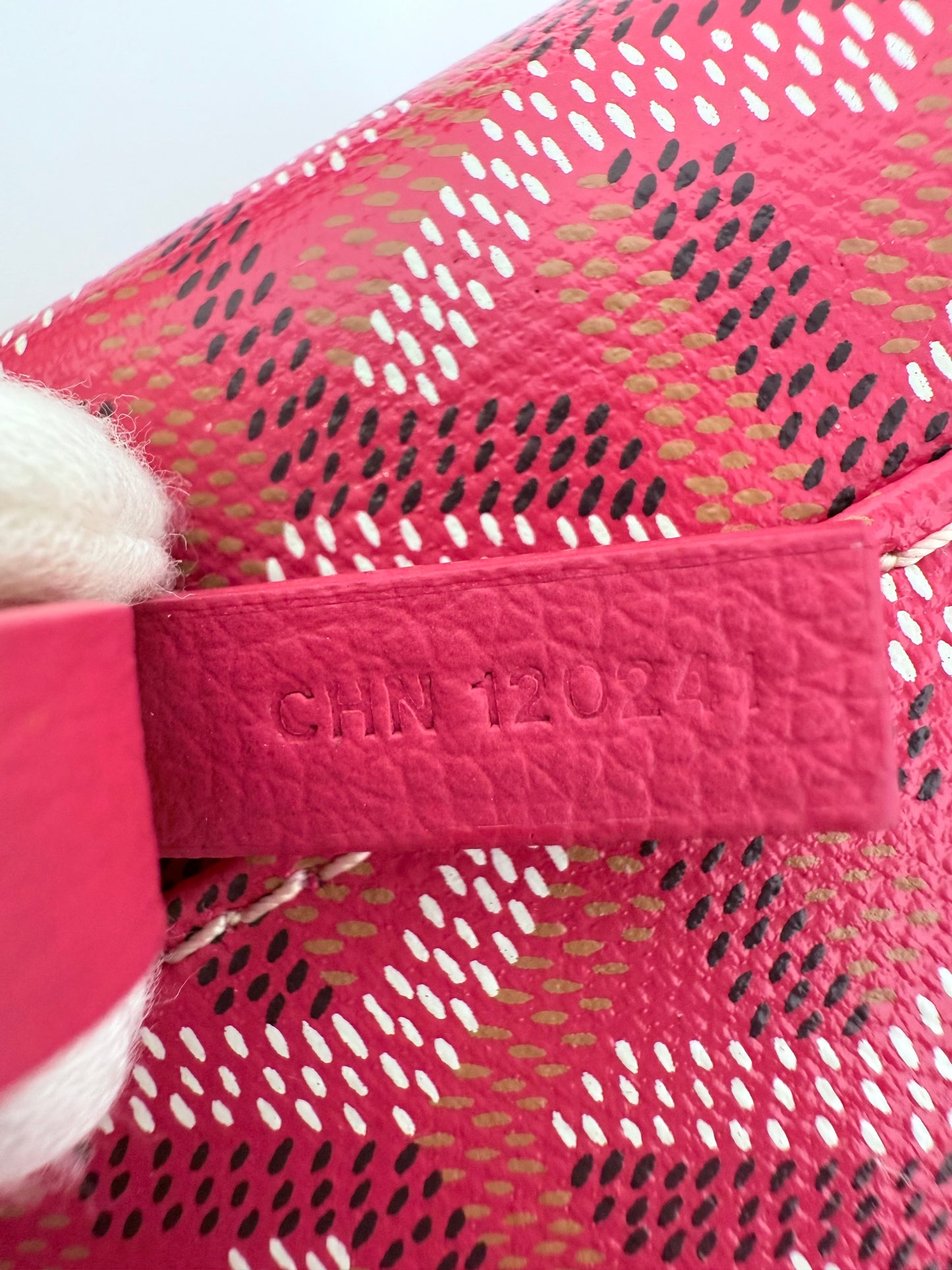 Goyard Saint Louis PM Tote Le Jardin Fuschia Pink Garden Reversible